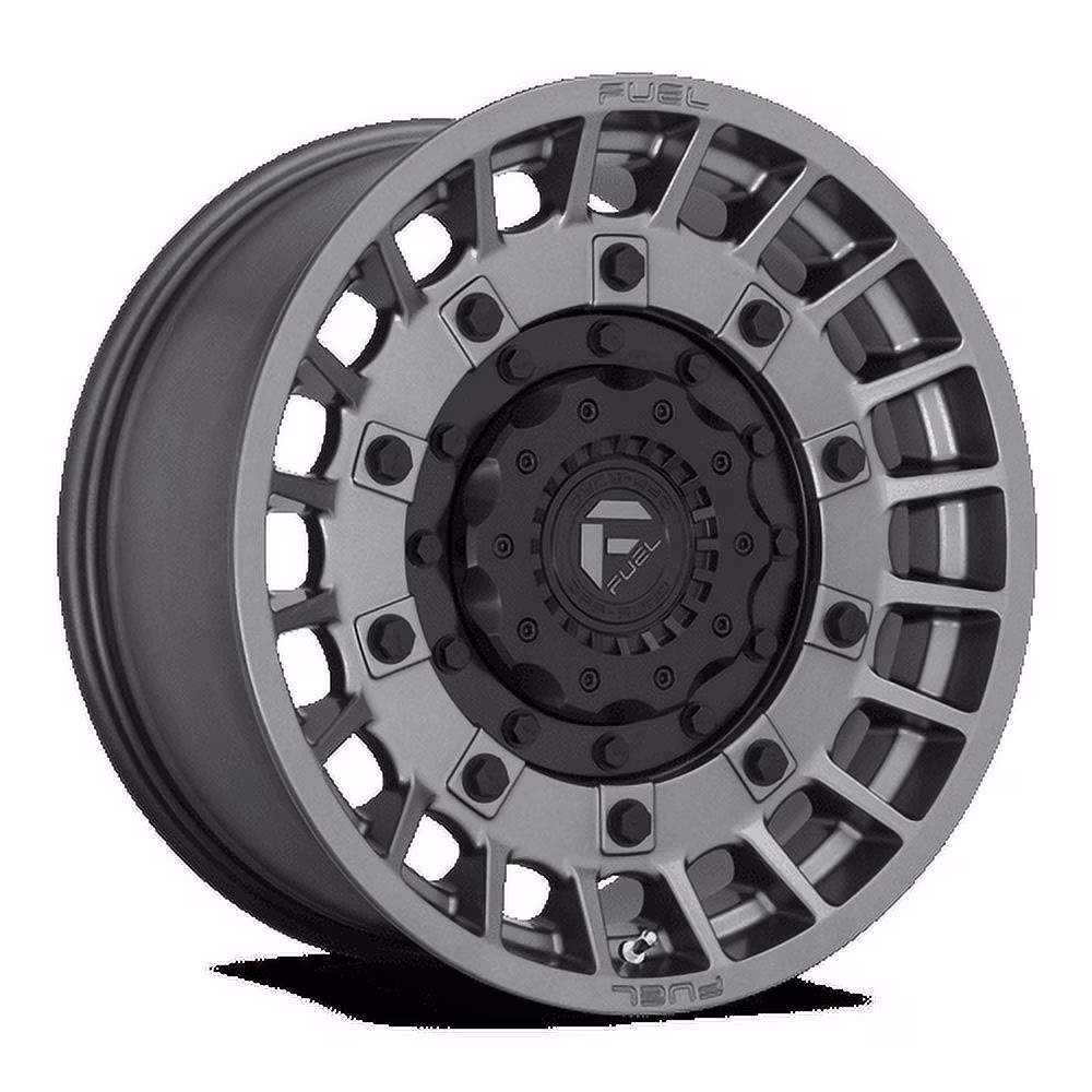 Fuel 1PC Aluminum Rim D726 MILITIA 20X10in Matte Anthracite And Black Finish, D72620001747