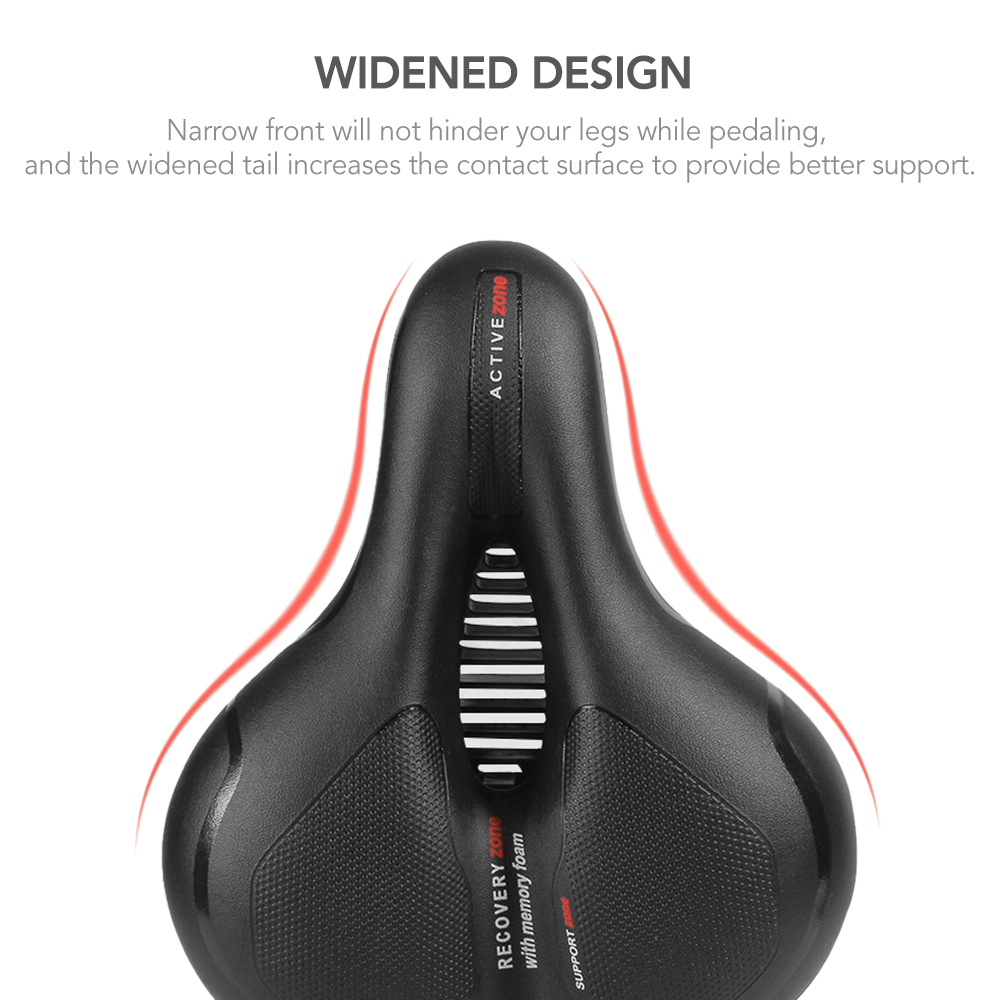 Pristin Bike Saddle,MTB Bike Soft Seat Cushion Seat Breathable Saddle Bike seat Saddle Dual Soft Bike Saddle Waterproof QAHM seat HUIOP Waterproof