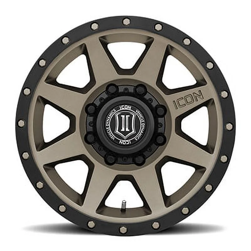 Icon Alloys Rebound HD Wheel, 18x9 with 8 on 170 Bolt Pattern - Bronze - 1818908152BR Fits select: 1999-2023 FORD F250, 1999-2023 FORD F350