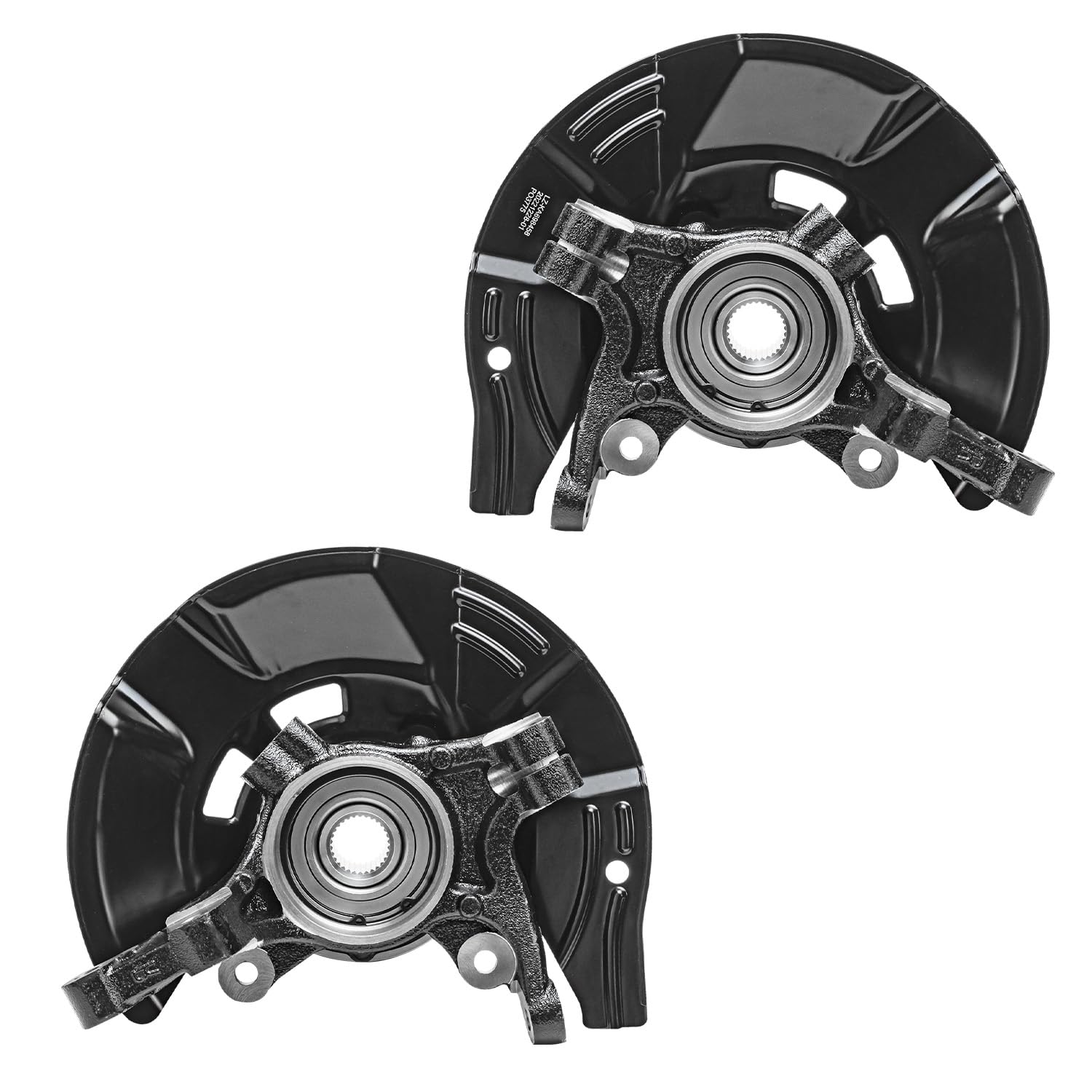 Detroit Axle - 2.0L Front Steering Knuckles & Wheel Hub Bearings Replacement for 2011 Kia Optima - 2pc Set