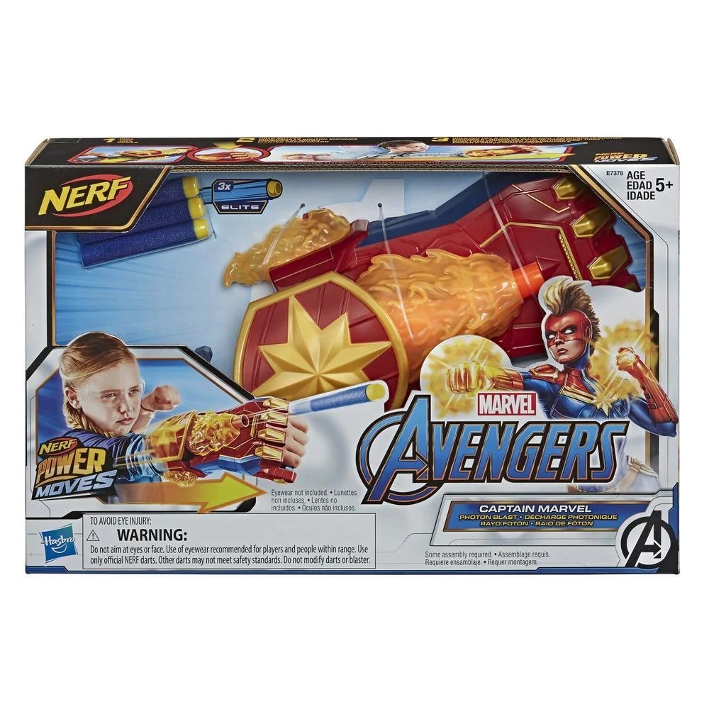 Nerf Power Moves Marvel Avengers Captain Marvel Photon Blast Roleplay