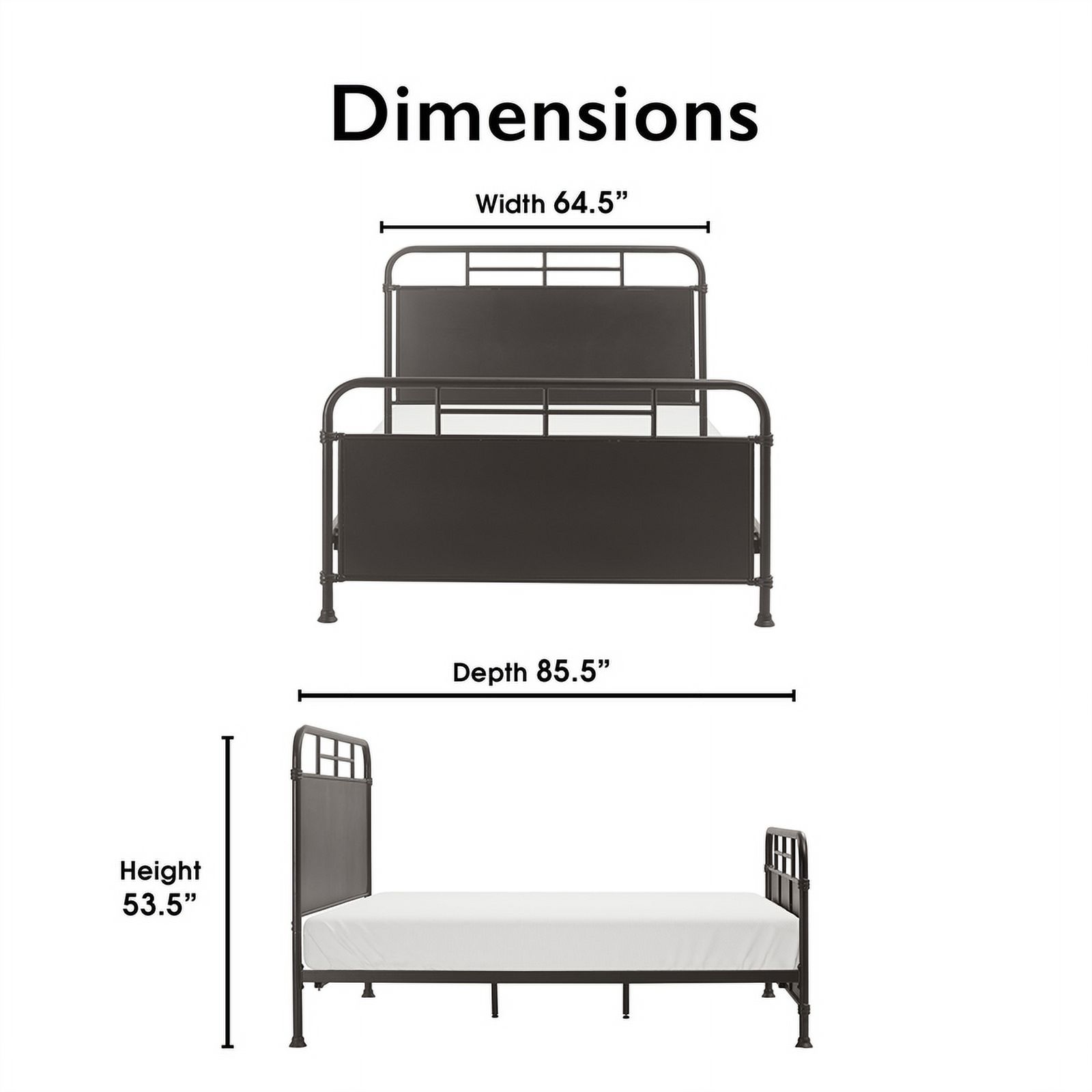 Tommy Hilfiger Tabor Bed Queen Size Black