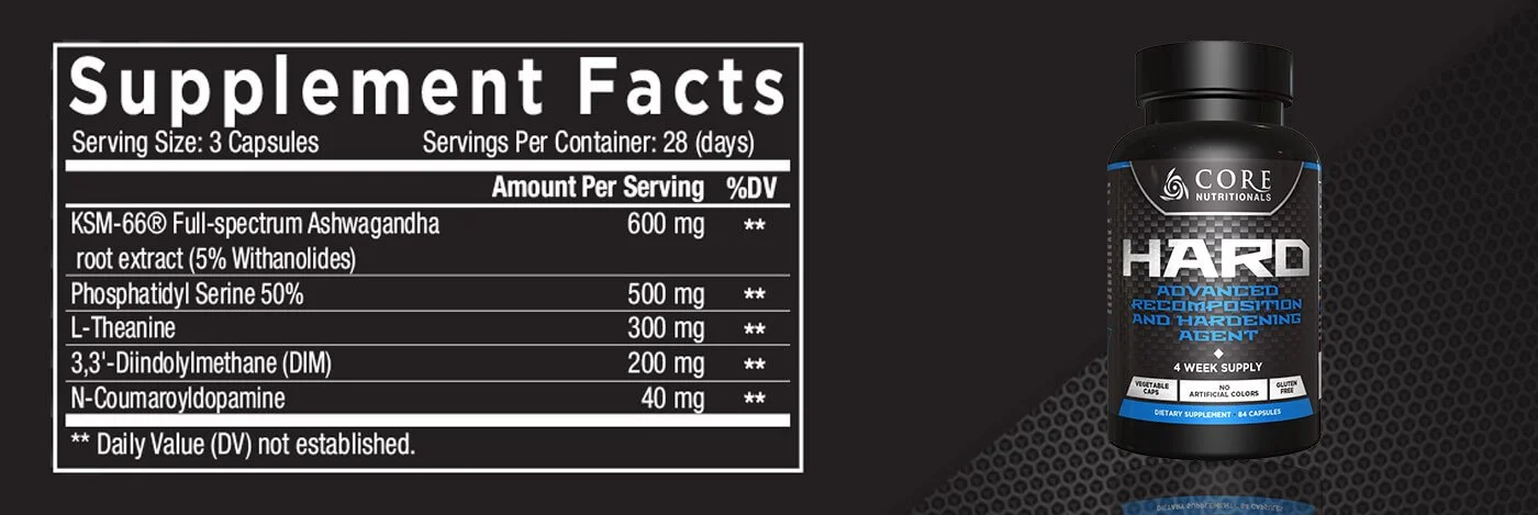 Core Nutritionals CORE HARD | Muscle builder,muscle growth, hardening agent