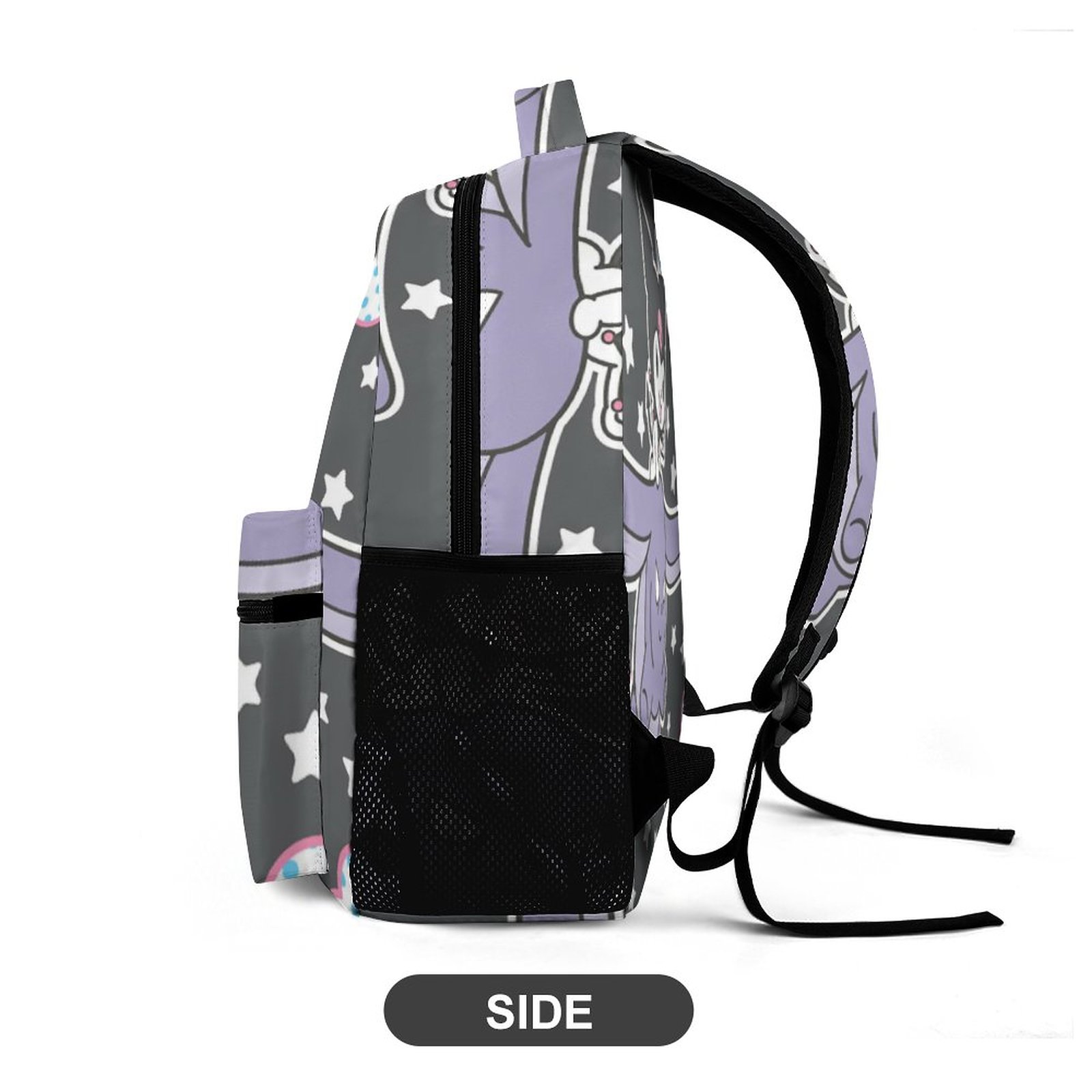 My Melody Kuromi Laptop Backpack School Student Book Bag Satchel Rucksack Adjustable Shoulders Daypack