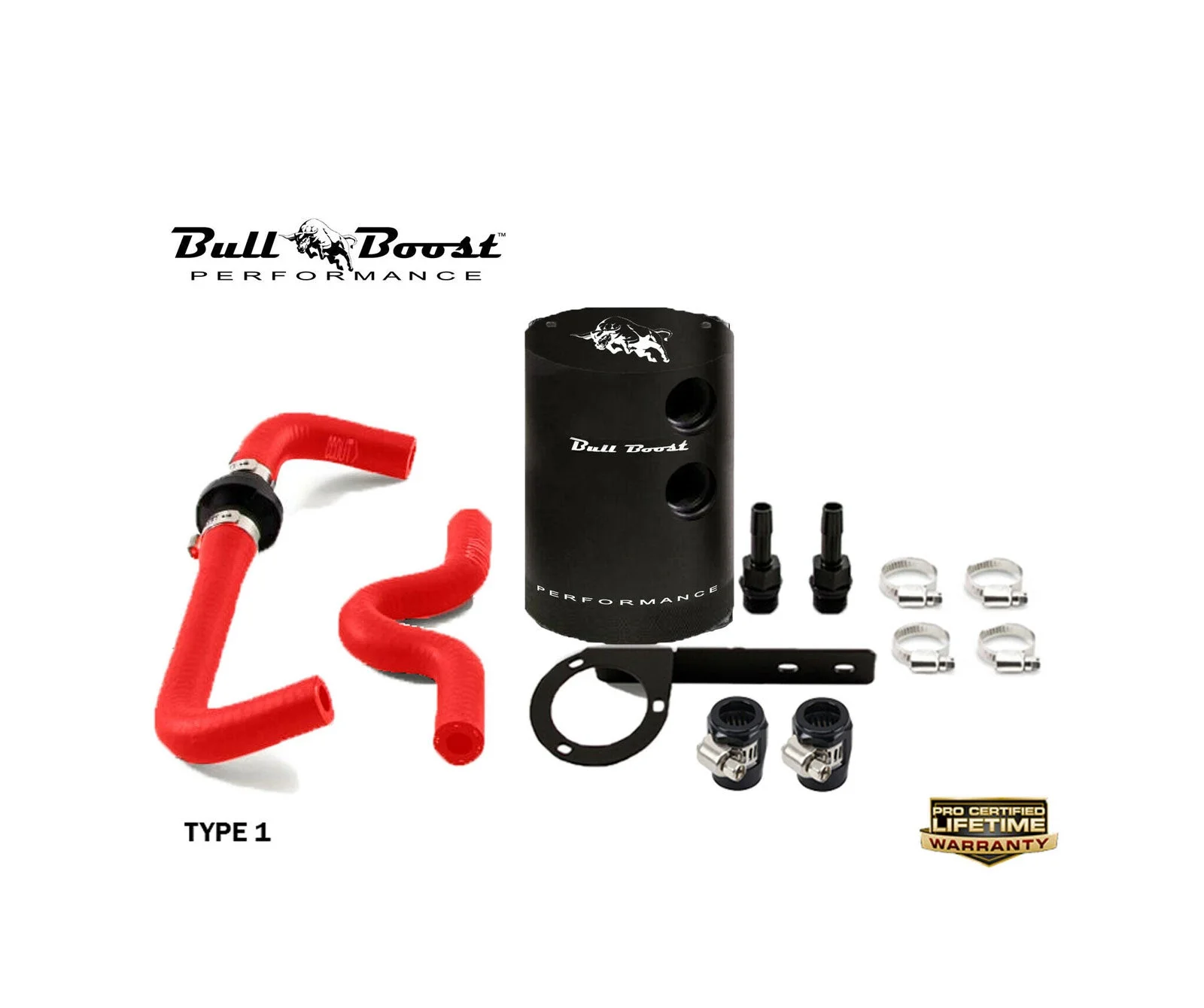 2017+ Honda Civic Type R Baffled Oil Catch Can, PCV Side