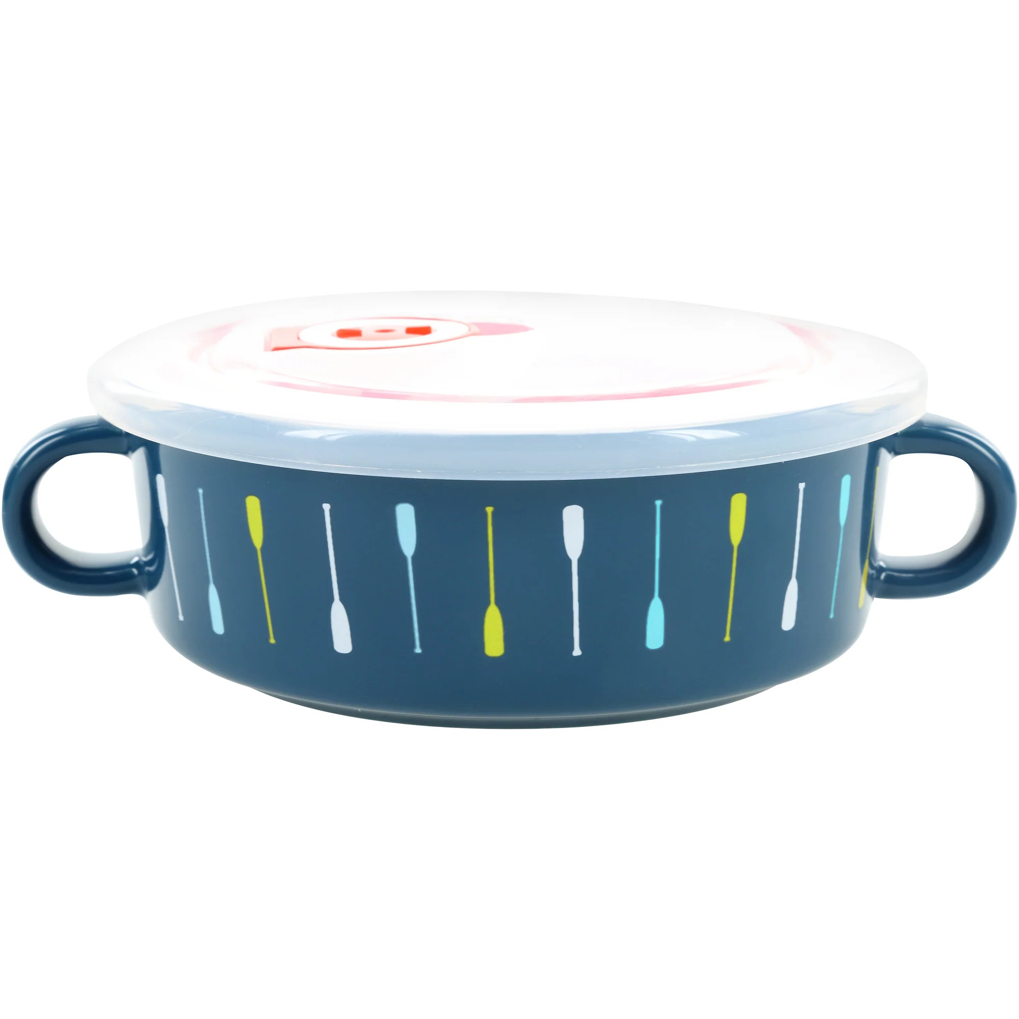 River Life 13.5 oz Double-Handled Soup Bowl with Lid