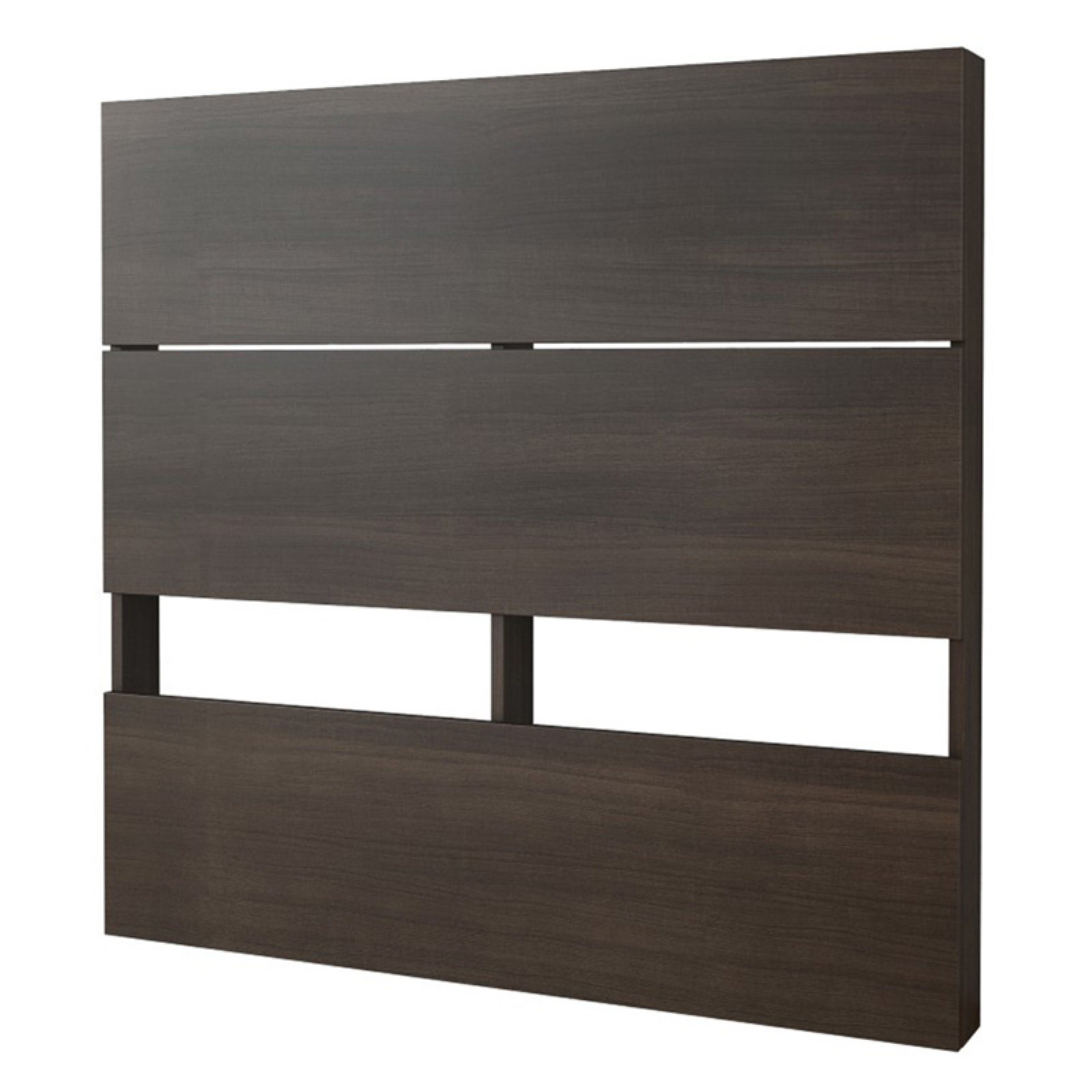 Nexera Queen Bed with Headboard Set #402009, Ebony-Finish:Ebony