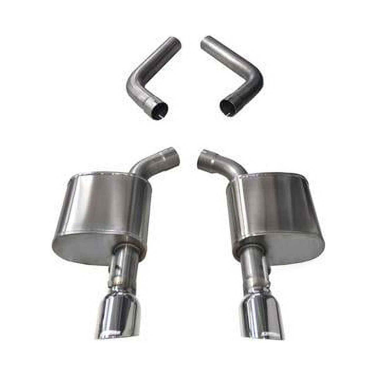 Corsa 15-19 Dodge Charger 6.4L/17-19 Dodge Charger 5.7L Polished Sport AxleBack Exhaust w/4.5in Tips - 21019 Fits select: 2019 DODGE CHARGER SCAT PACK, 2017-2018 DODGE CHARGER R/T