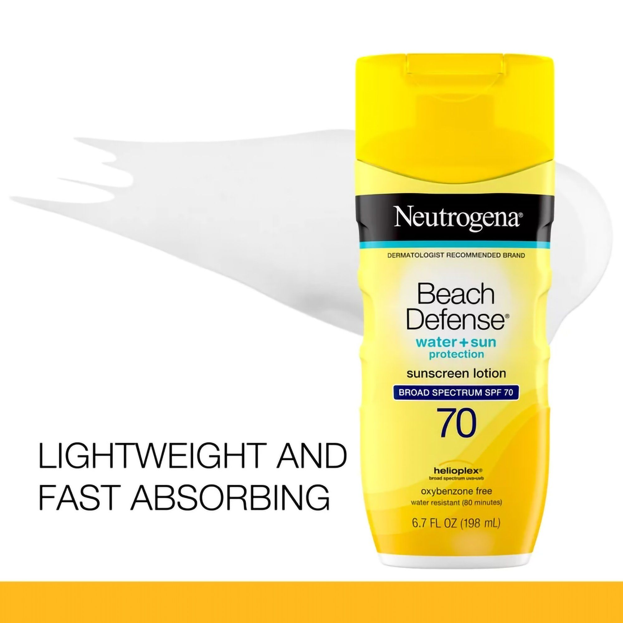 Sunscreen Neutrogena Beach Defense SPF 70 Lotion 6.7 oz. Bottle (EA/1)