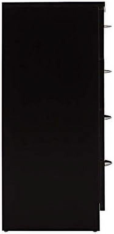 KBANZIBIU 4-Drawer Dresser Classic Wood Simple Style Nightstand End Table (White)