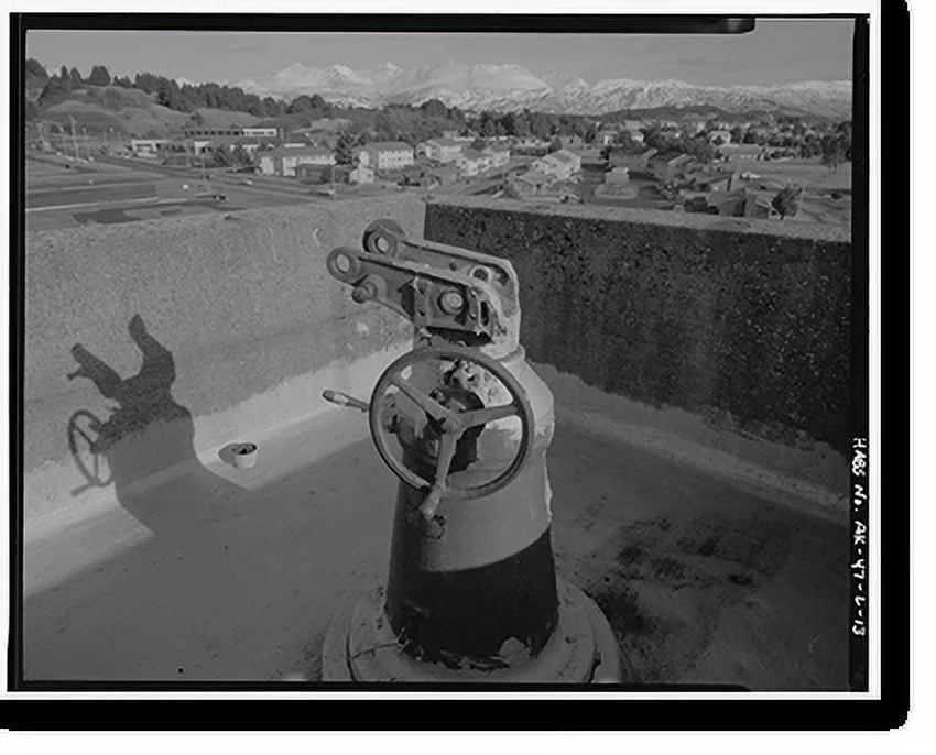 Historic Framed Print, Kodiak Naval Operating Base, General Storehouse, U.S. Coast Guard Station, Kodiak, Kodiak Island Borough, AK - 13, 17-7/8