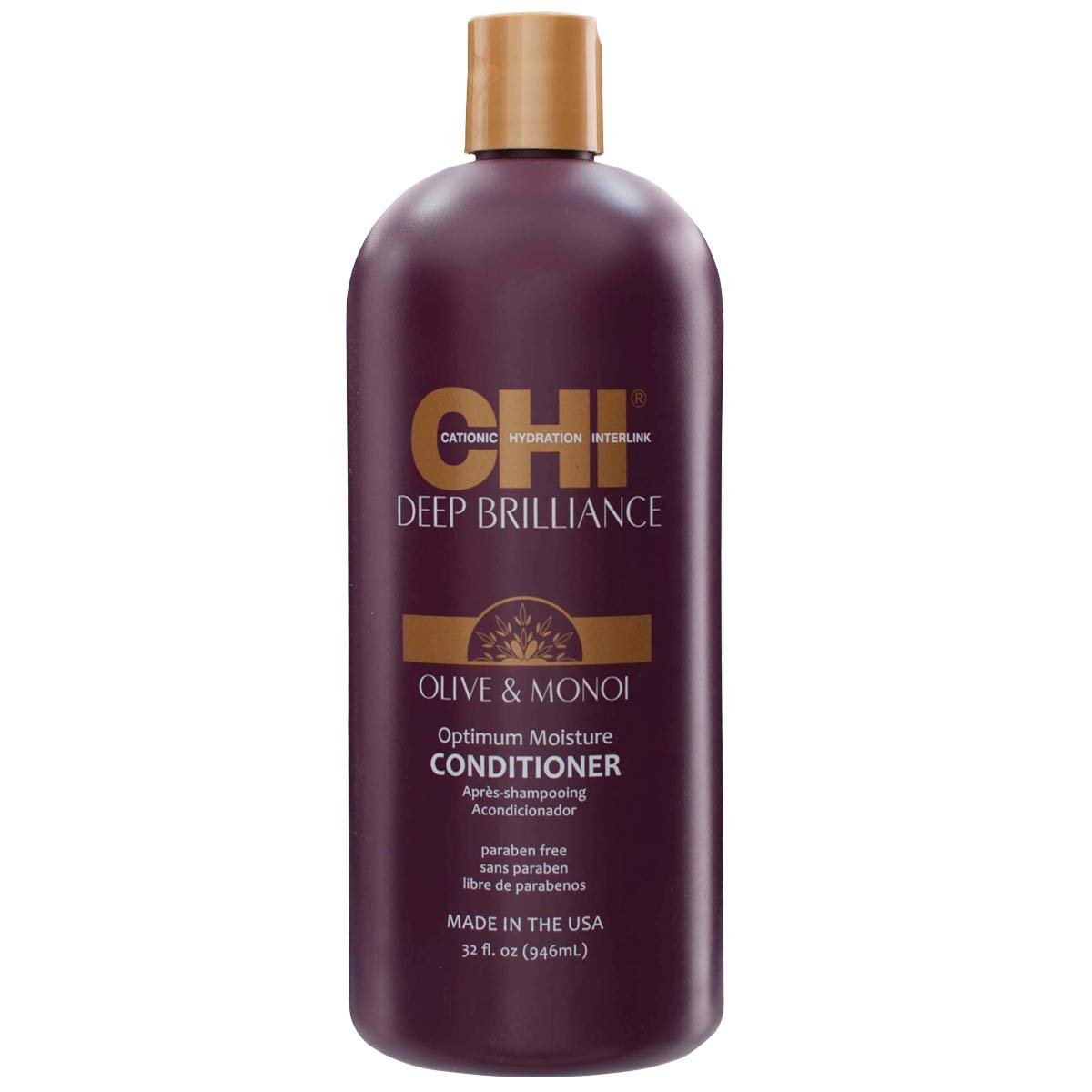 CHI DEEP BRILLIANCE SHAMPOO 32 oz + CONDITIONER 32 oz + 2 PUMPS