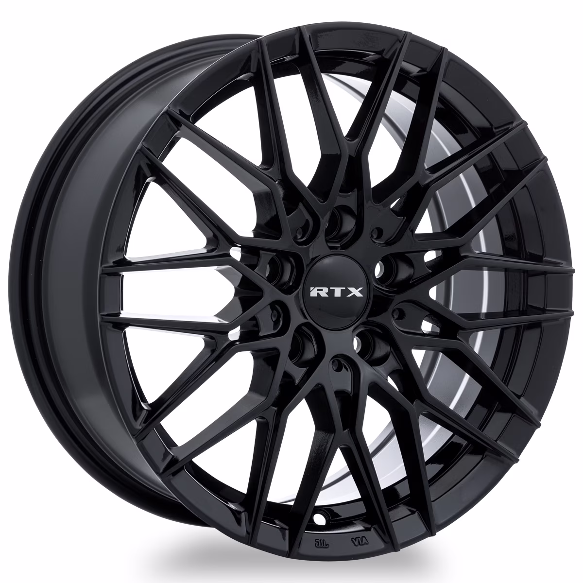 RTX V20 17x7.5 5x114.3 ET42 CB73.1 Gloss Black Wheel