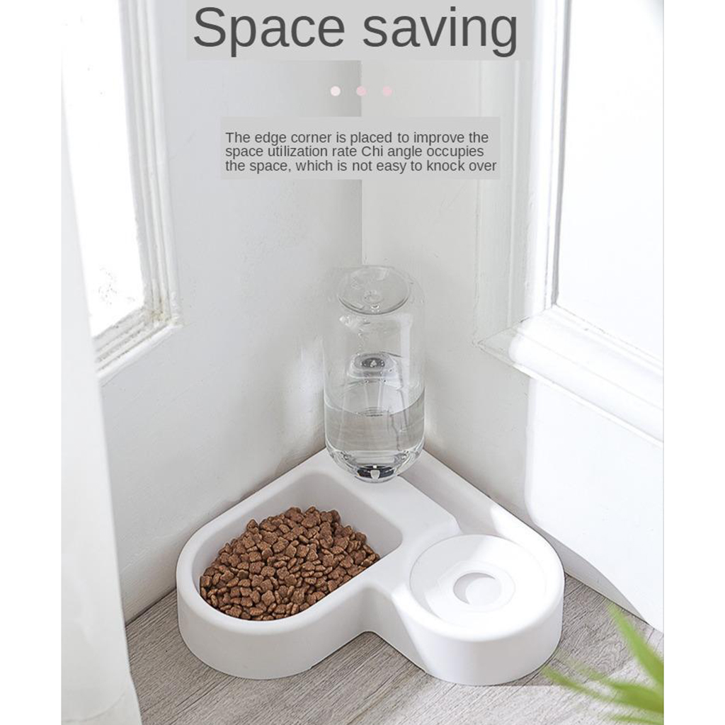 Automatic cats and dogs Feeder Bowl Automatic Water Bowl Double Waterer