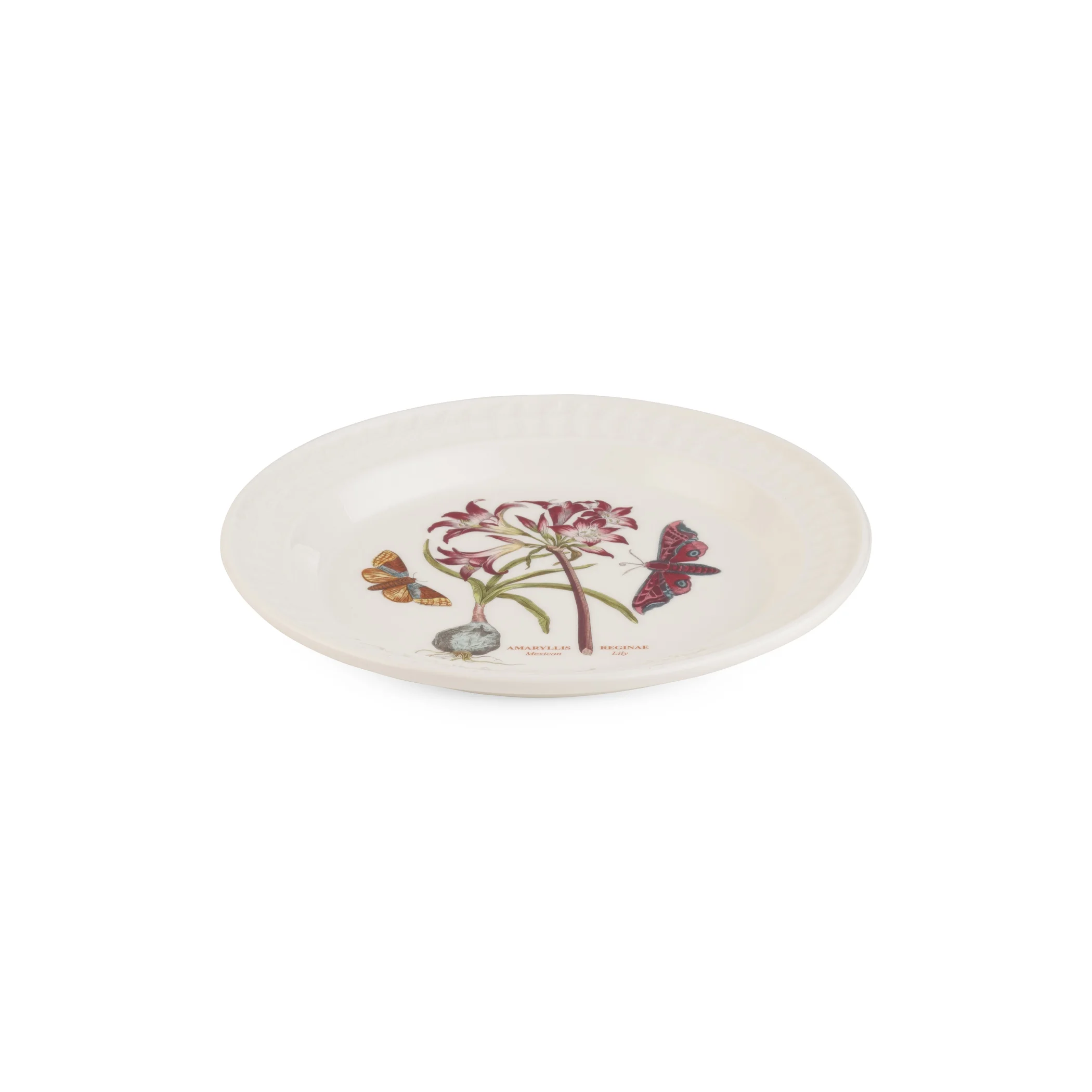 Portmeirion Botanic Garden Harmony Papilio Opal 10.5 Inch Dinner Plate (Mexican Lily)