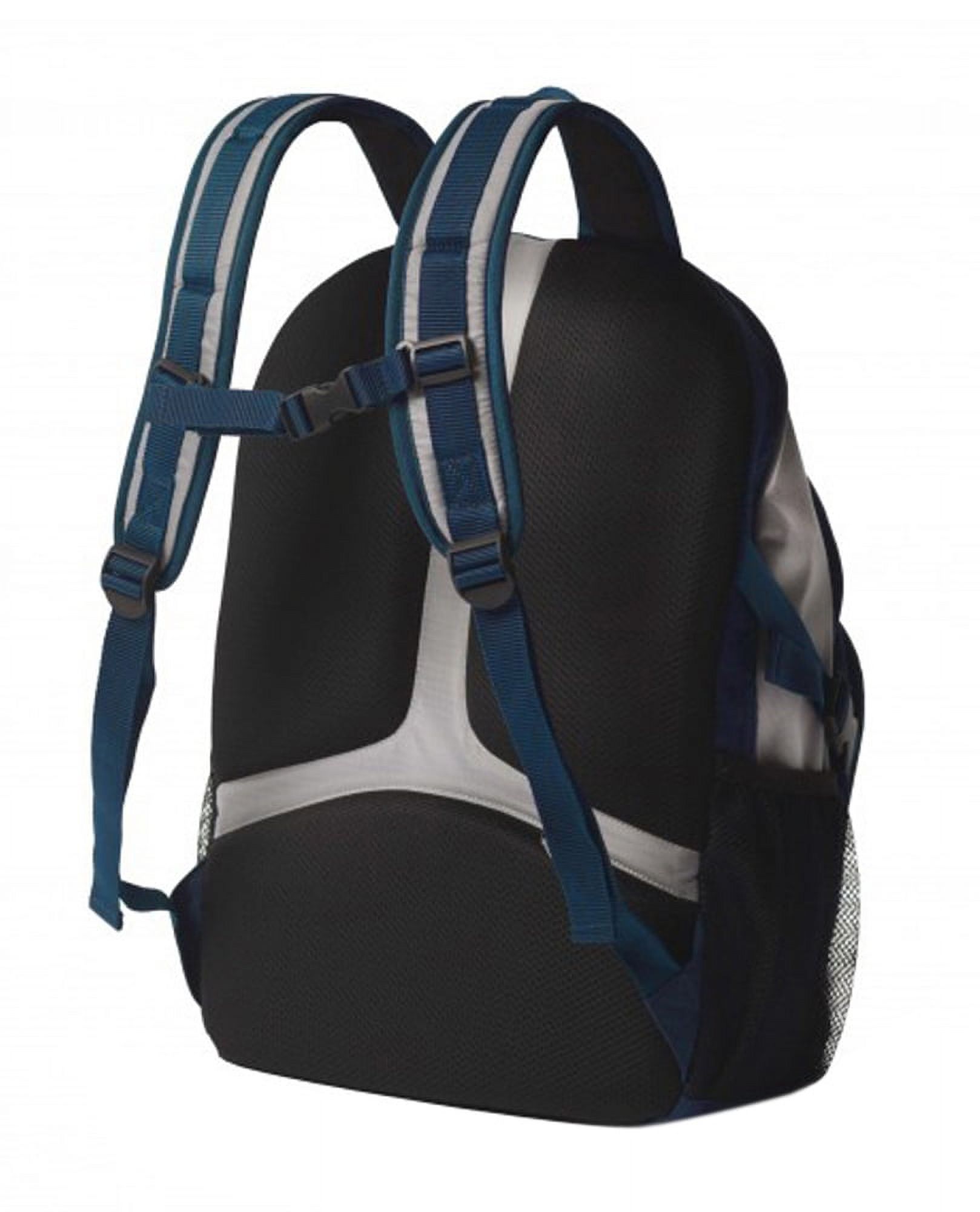 Silver Spinnaker Daypack, silver w/blue trim