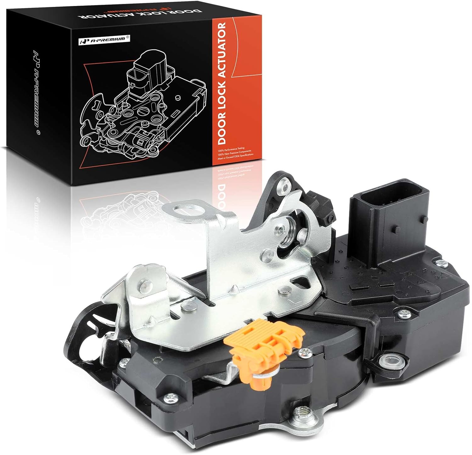 A-Premium Door Latch Lock Actuator Compatible with Chevy & Saturn Vehicles - Captiva Sport 2012-2015, Vue 2008-2010, Sport Utility - Front Left Driver Side, Replace# 22742971, 25845458, 25875782