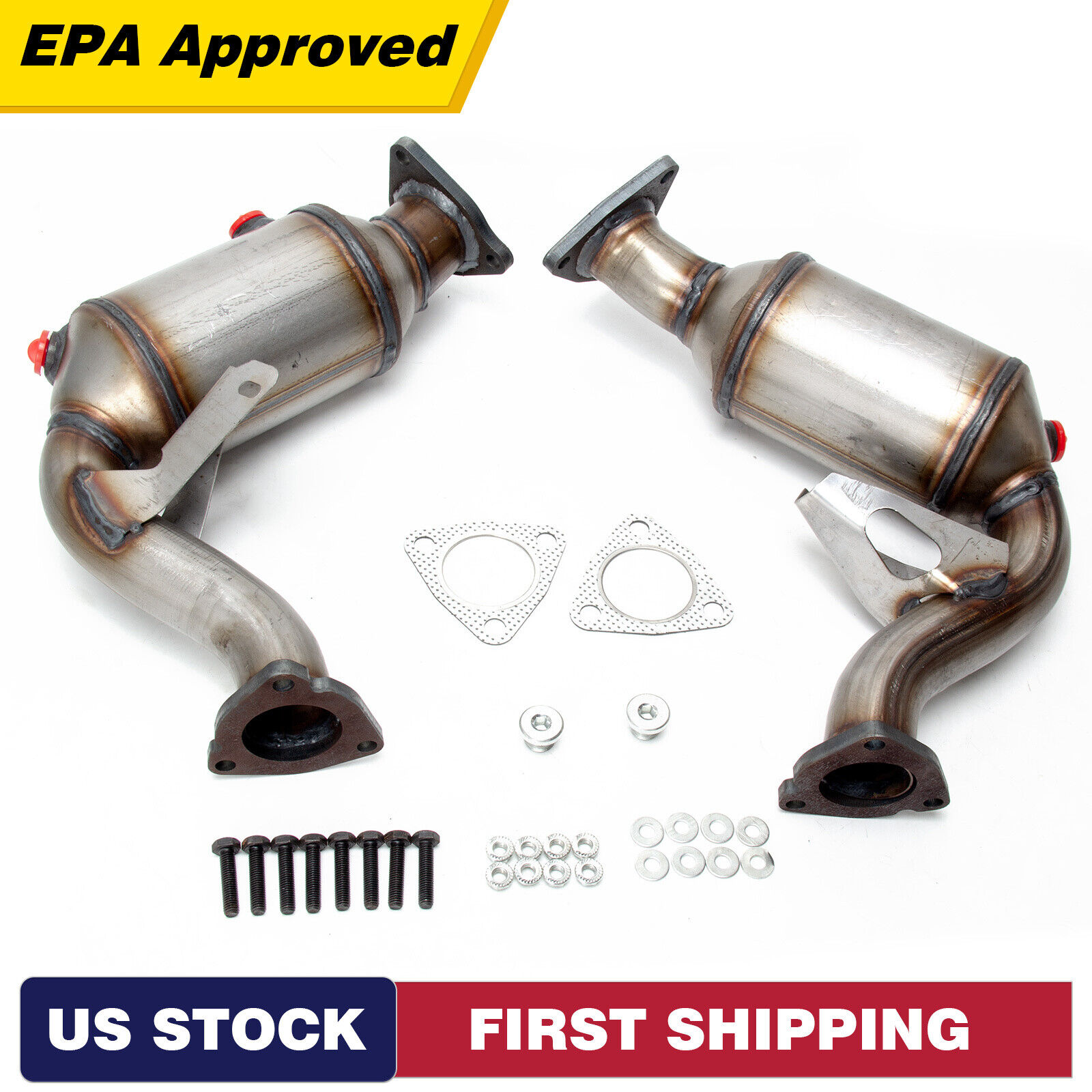 2Pcs Catalytic Converter For 2012-2015 Audi A6 A7 Quattro 3.0 V6 Supercharged