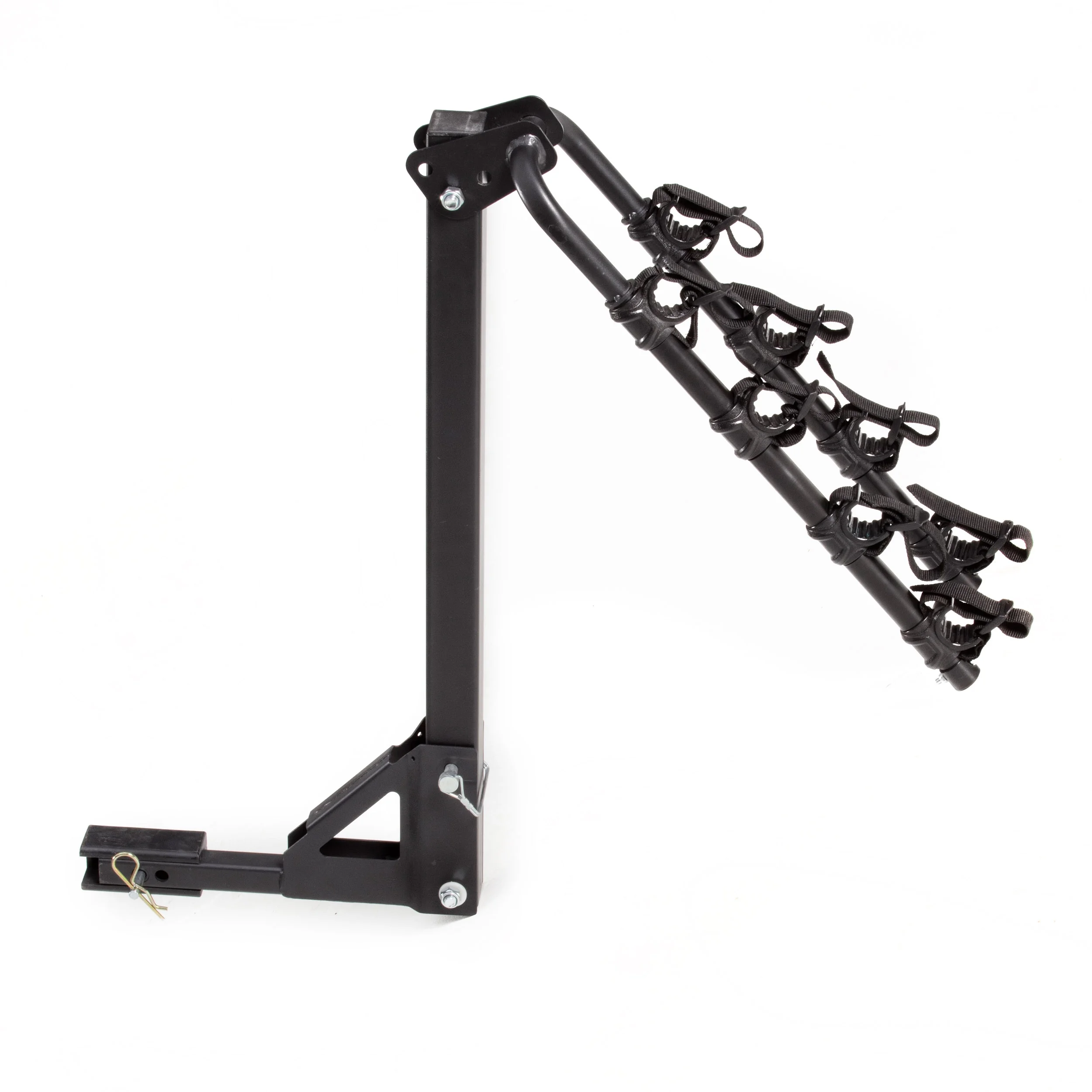 Hyper Tough 120lb Hitch-Mounted Folding 4-Bike Carrier Fits All Vehicles 1.25-2in Hitches,10104053