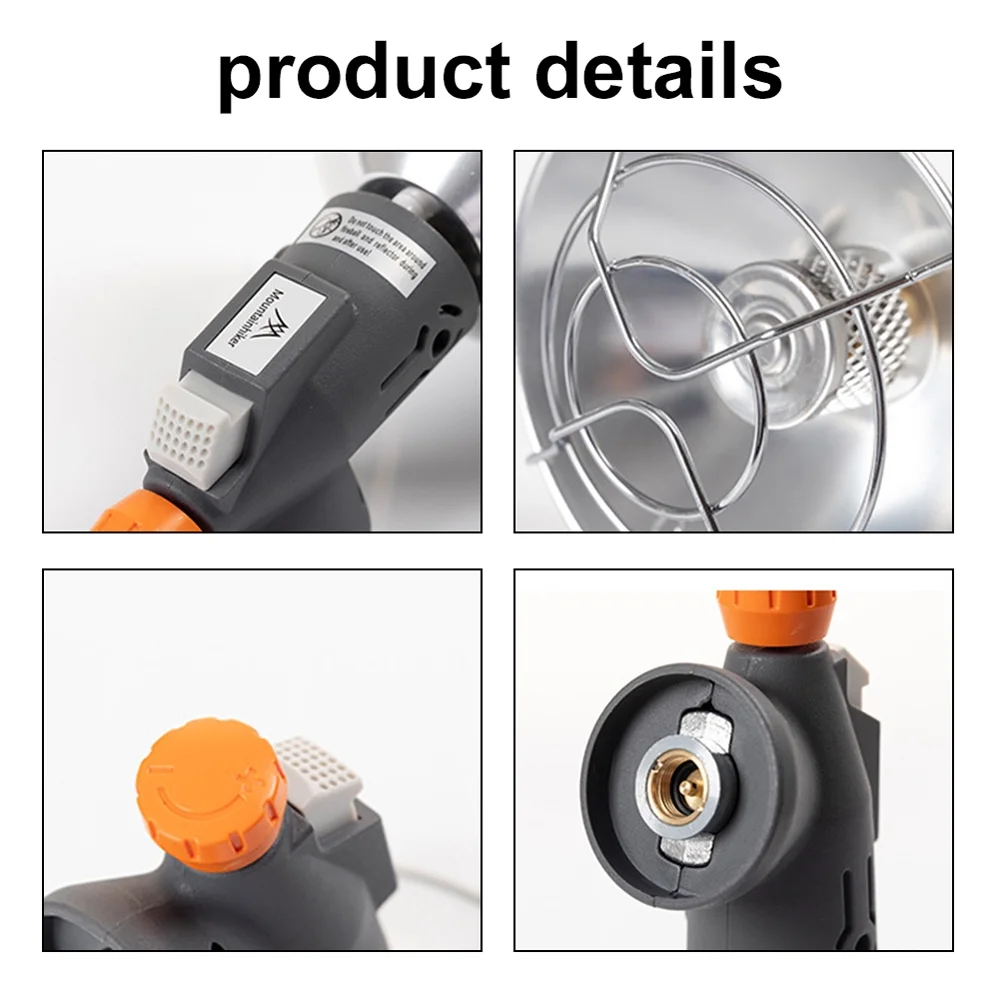 moobody Winter Tent Warming Equipment - Portable Gas Heater for Fishing & Hiking