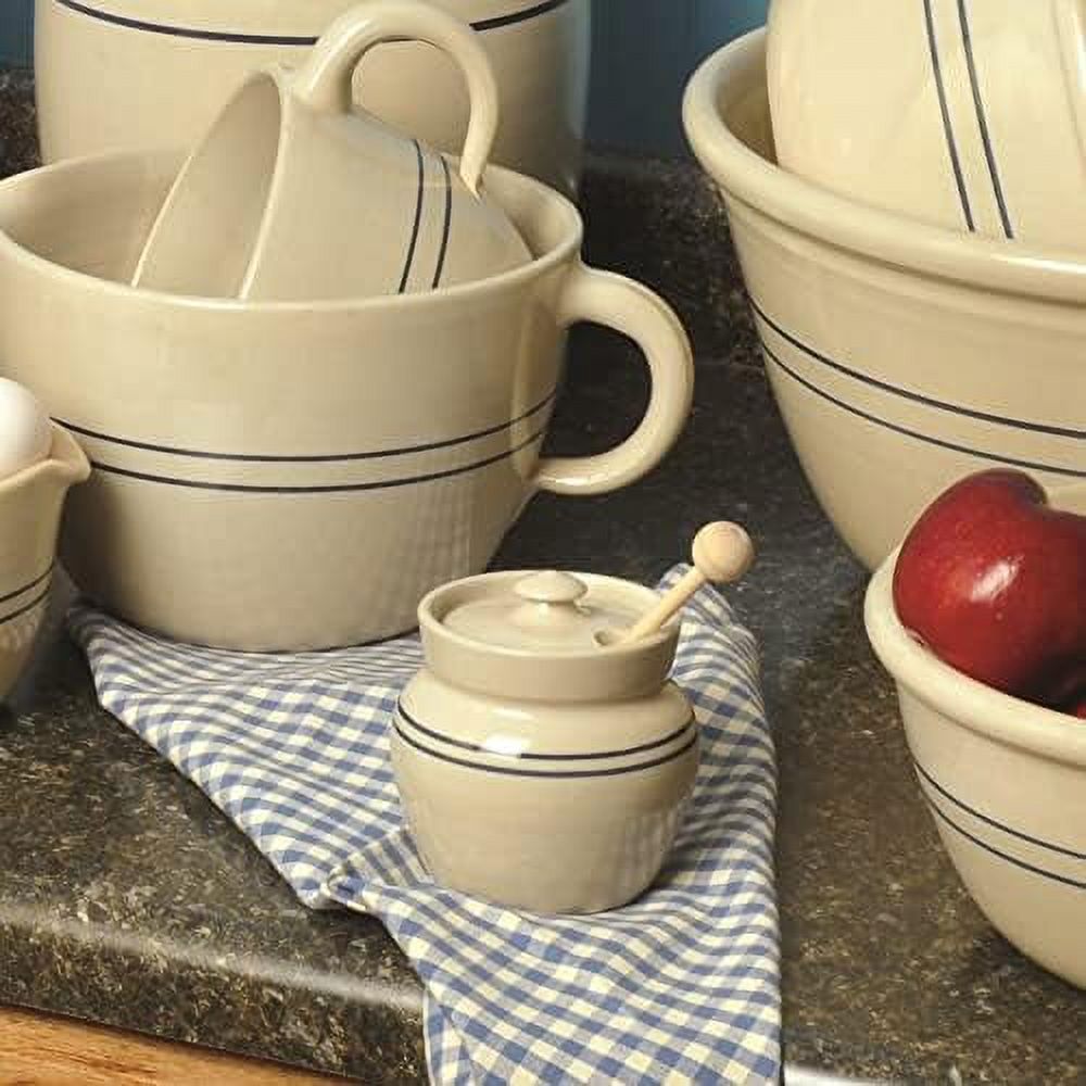 Blue Stripe Stoneware