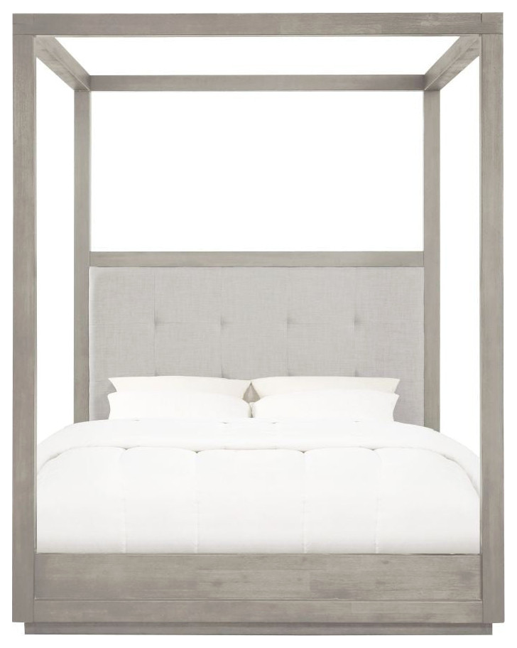 Modus Oxford Full Canopy Bed, Mineral