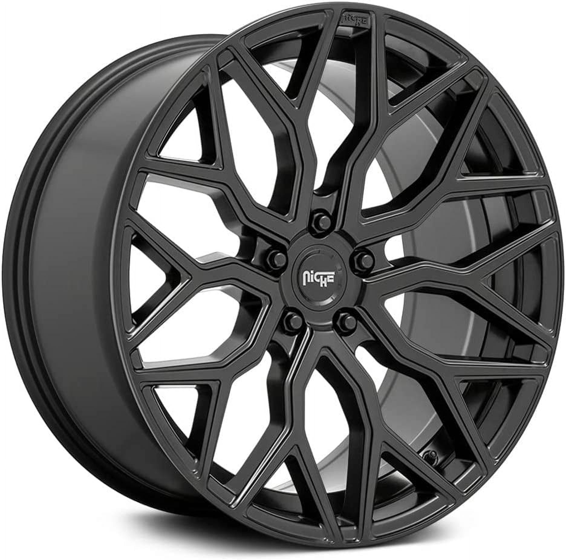 Niche M261 Mazzanti 22X10 5X114.3 35Et 72.56Cb Matte Black Wheel