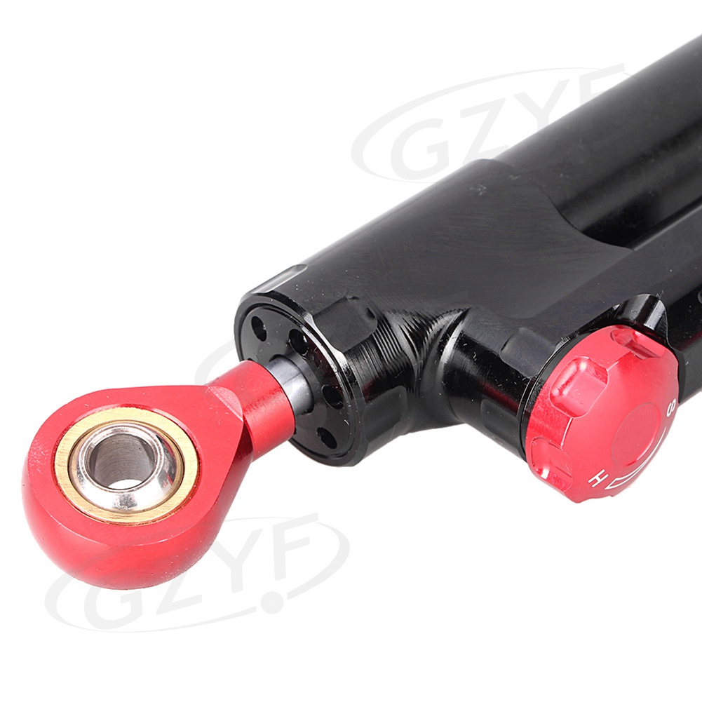 BFY Motor Steering Dampers Stabilizers Reversed Safety Control Stunt Clutch Levers for HONDA for Yamaha for Suzuki, Black&Red