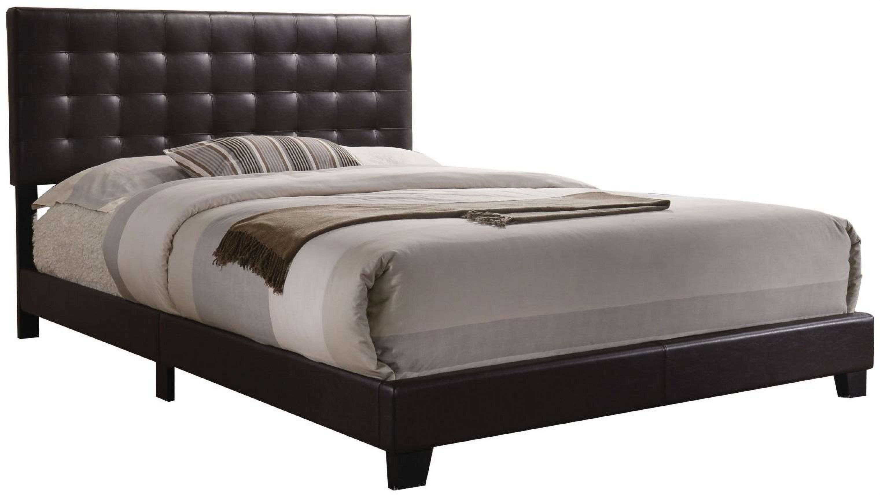 Contemporary Style Queen Size Espresso
