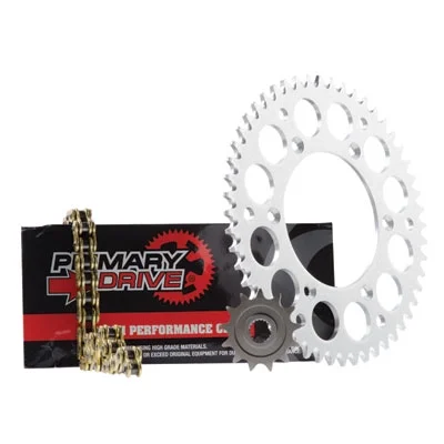 Primary Drive Alloy Kit & Gold X-Ring Chain for Suzuki RMZ250 2010-2012