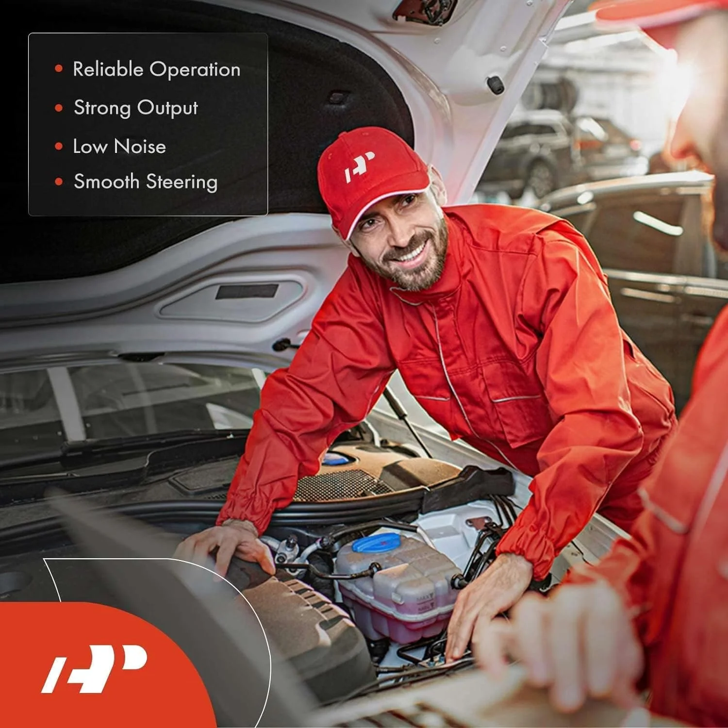 A-Premium Power Steering Pump Compatible with Cadillac CTS 2003-2004, V6 3.2L Gas, Replace # 21-5344, 25683323