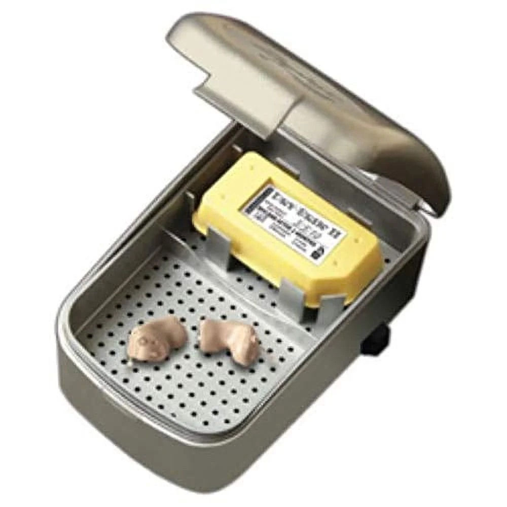 Zephyr by Dry & Store® Hearing Instrument Dryer/Dehumidifier - Includes Extra 3 Pack of Dry-Brik II Desiccant Blocks | for Hearing Aids | Cochlear Processors | in-Ear Monitors