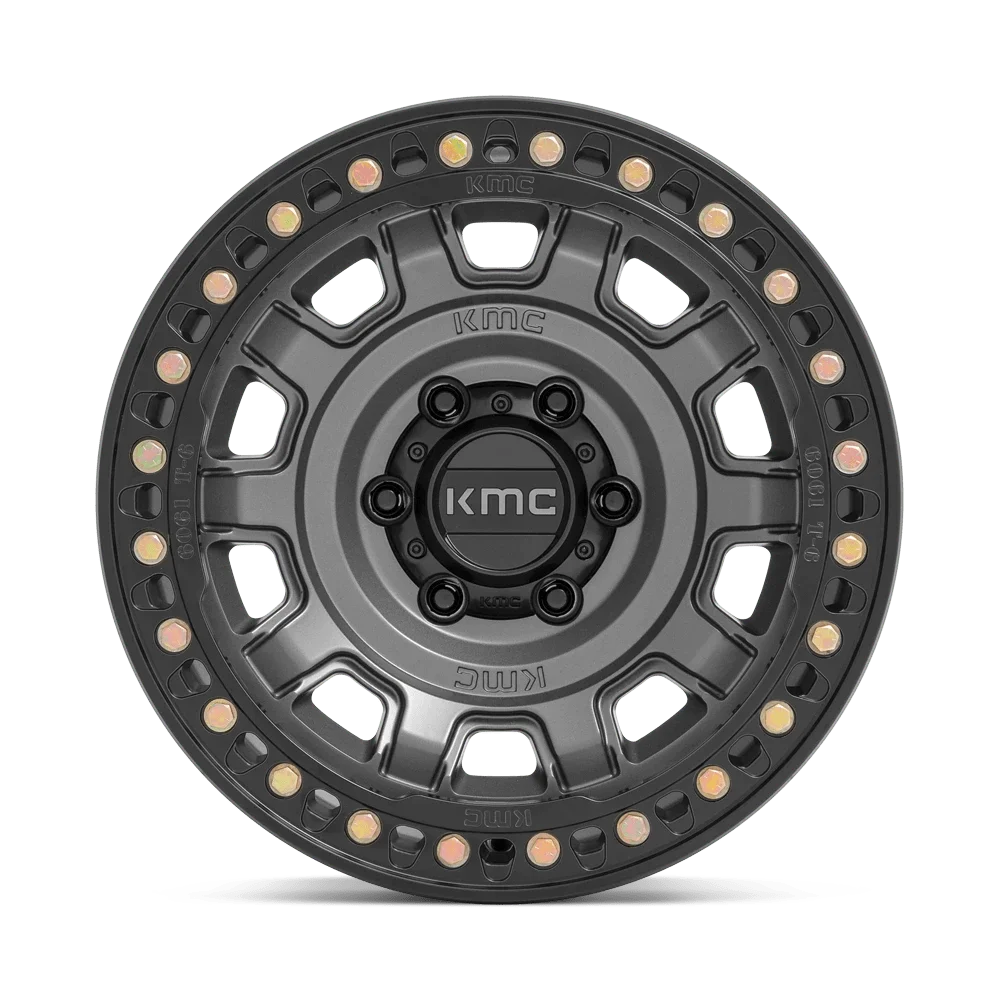 Kmc Km236 Tank Beadlock 17X9 5X127 -15Et 71.5Cb Anthracite Wheel