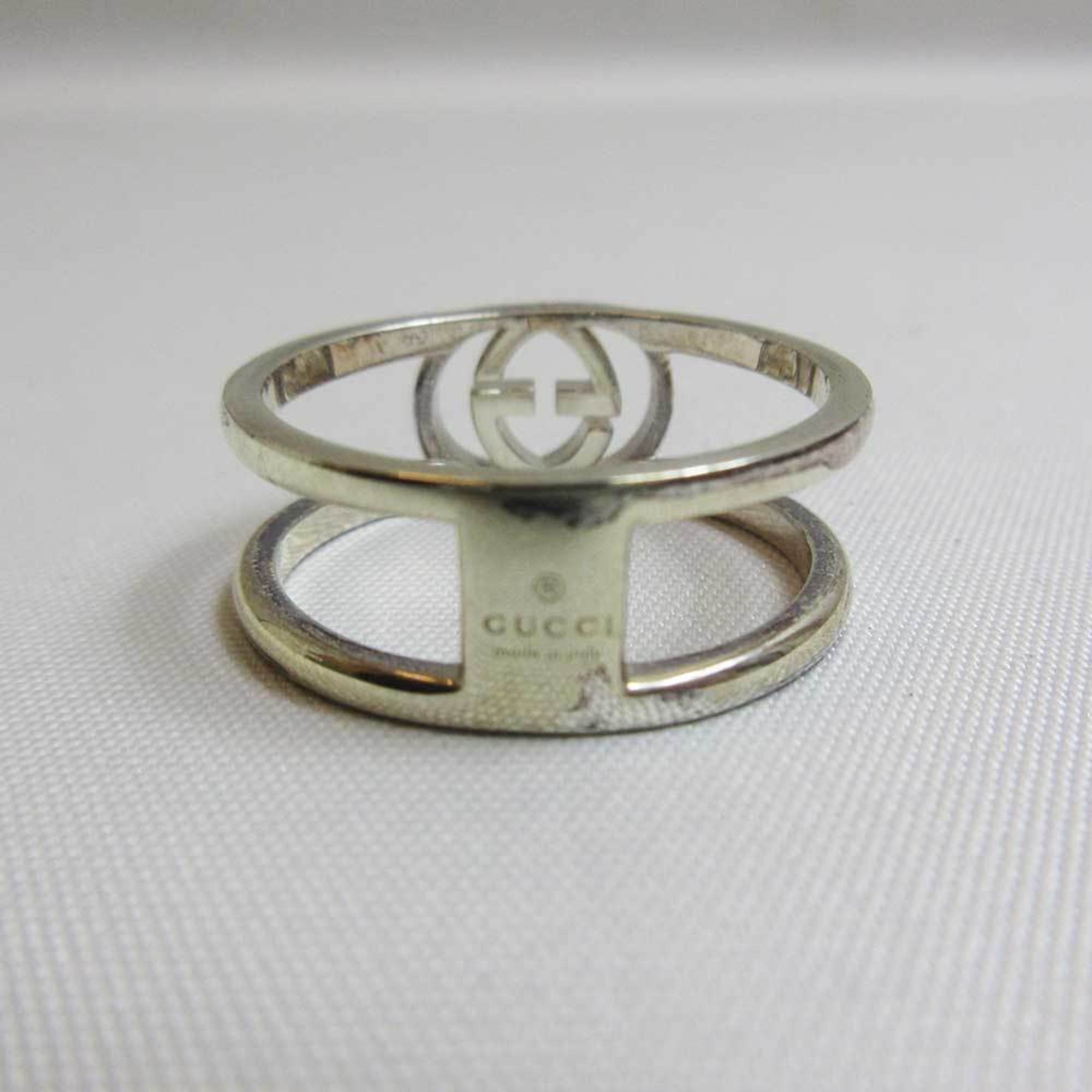 Pre-Owned Gucci ring GG mark silver GUCCI (Good)