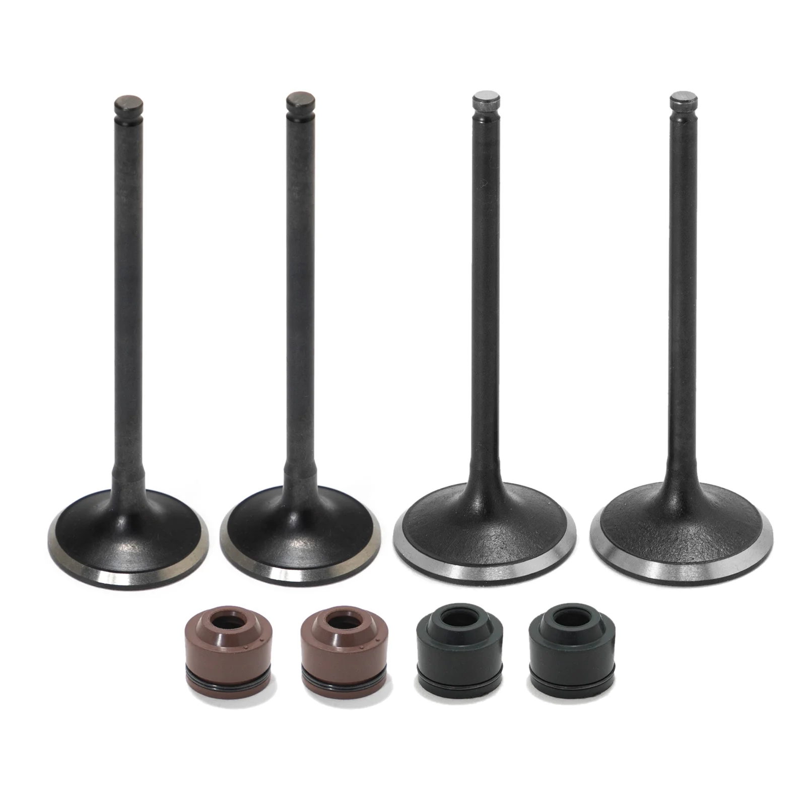 For Honda CRF250R 10 11 Intake Exhaust Valves Seals 14711-KRN-A40 14721-KRN-A40