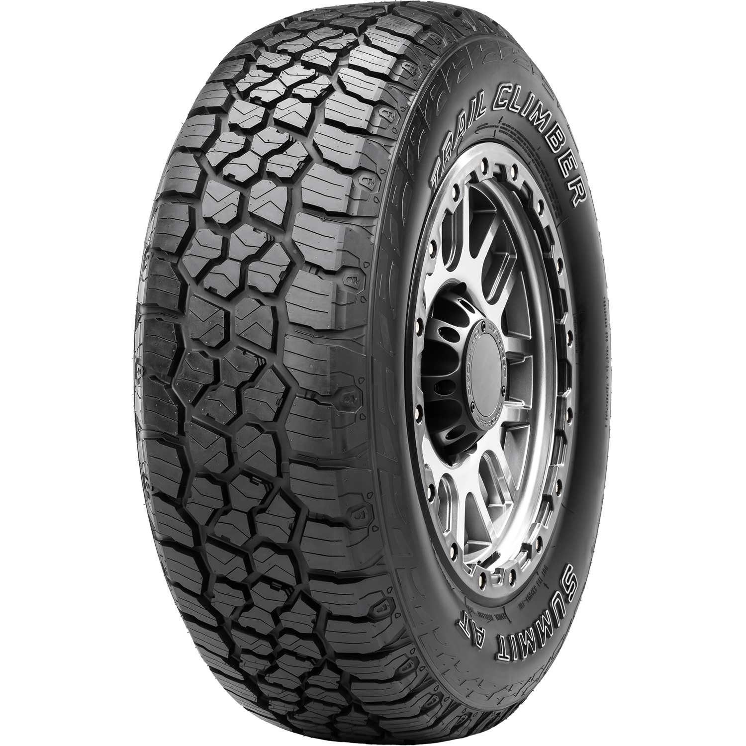 Set of 4 (FOUR) Summit Trail Climber AT 275/65R18 116T A/T All Terrain Tires Fits: 2015-23 Ford F-150 Lariat, 2019-23 Chevrolet Silverado 1500 LT Trail Boss
