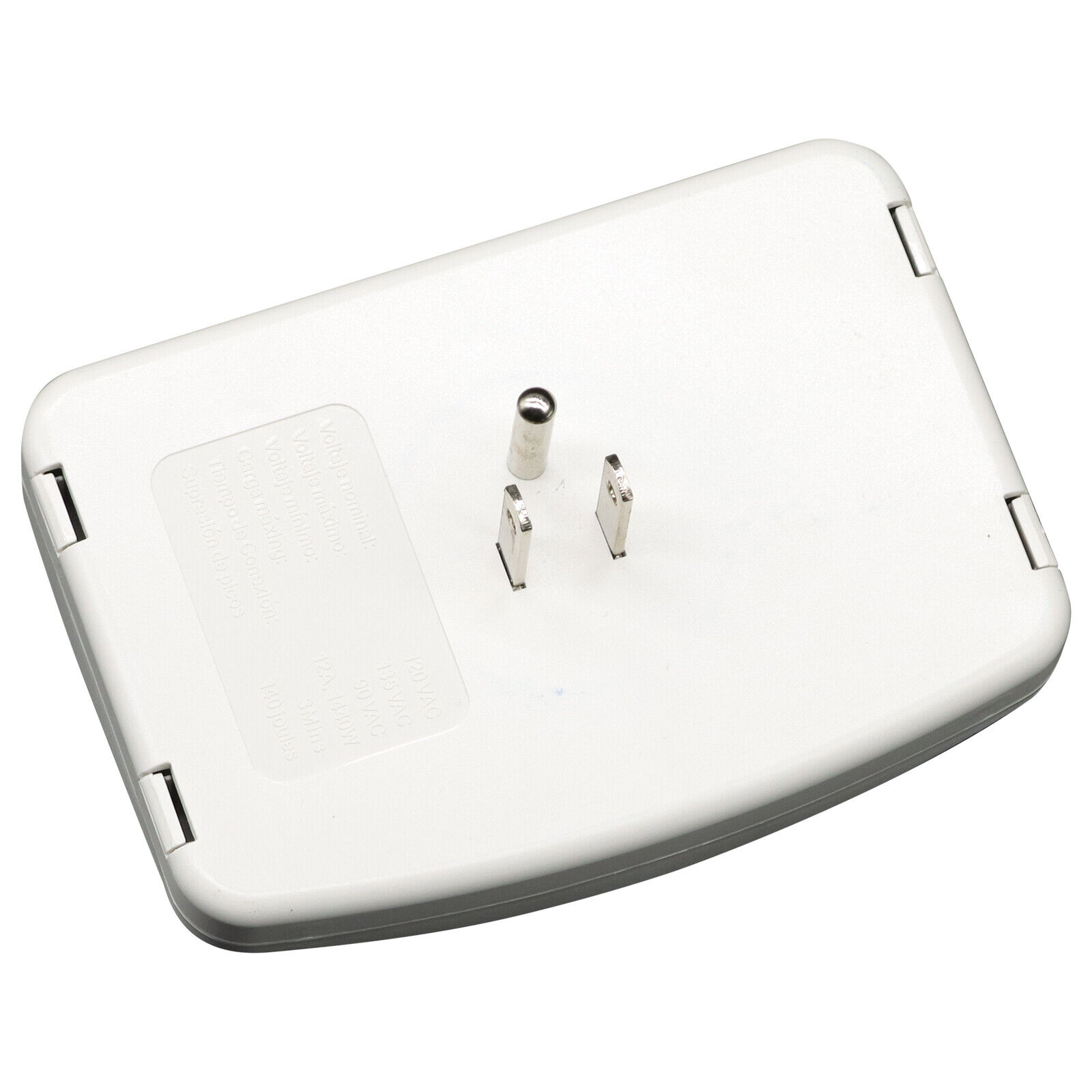 2 Pack US Voltage Power Surge Protector 3 Outlet Plug 120V Refrigerator Brownout Appliance