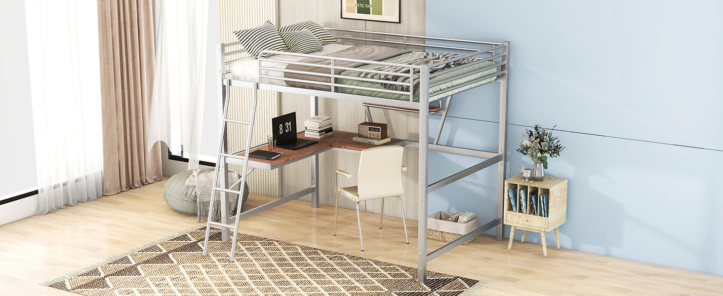 Silver Sky Loft Bed