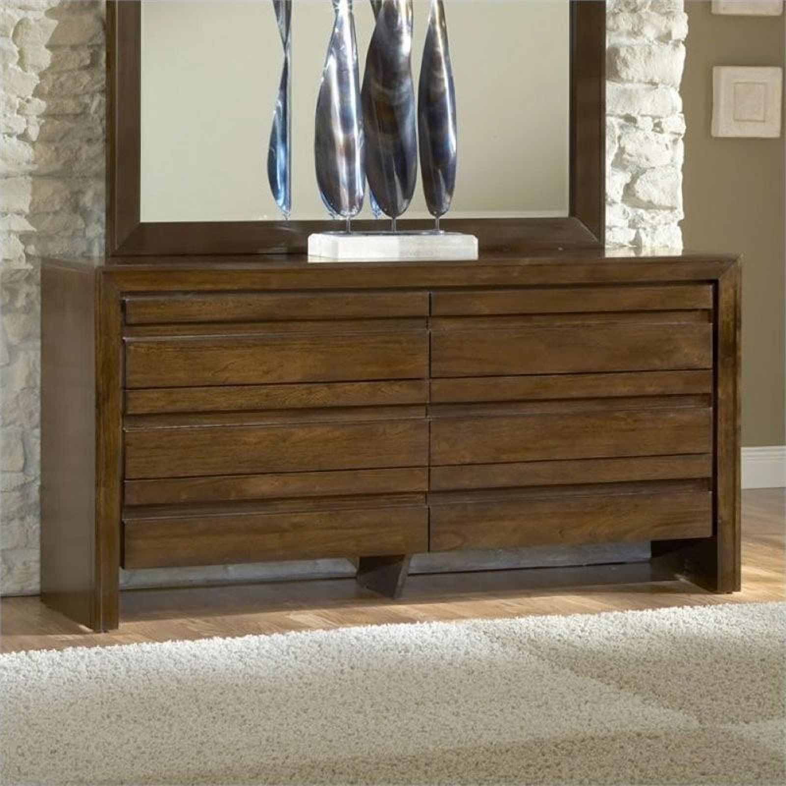 Bowery Hill Dresser in Chocolate Brown