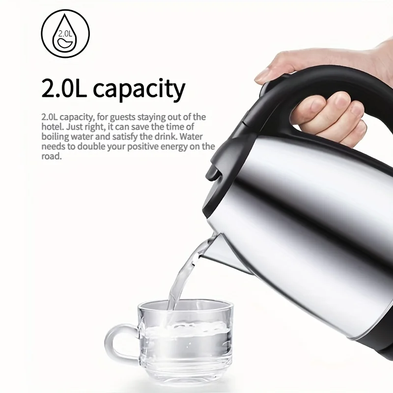 Large Capacity Stainless Steel Electric Kettle with Thermal Insulation