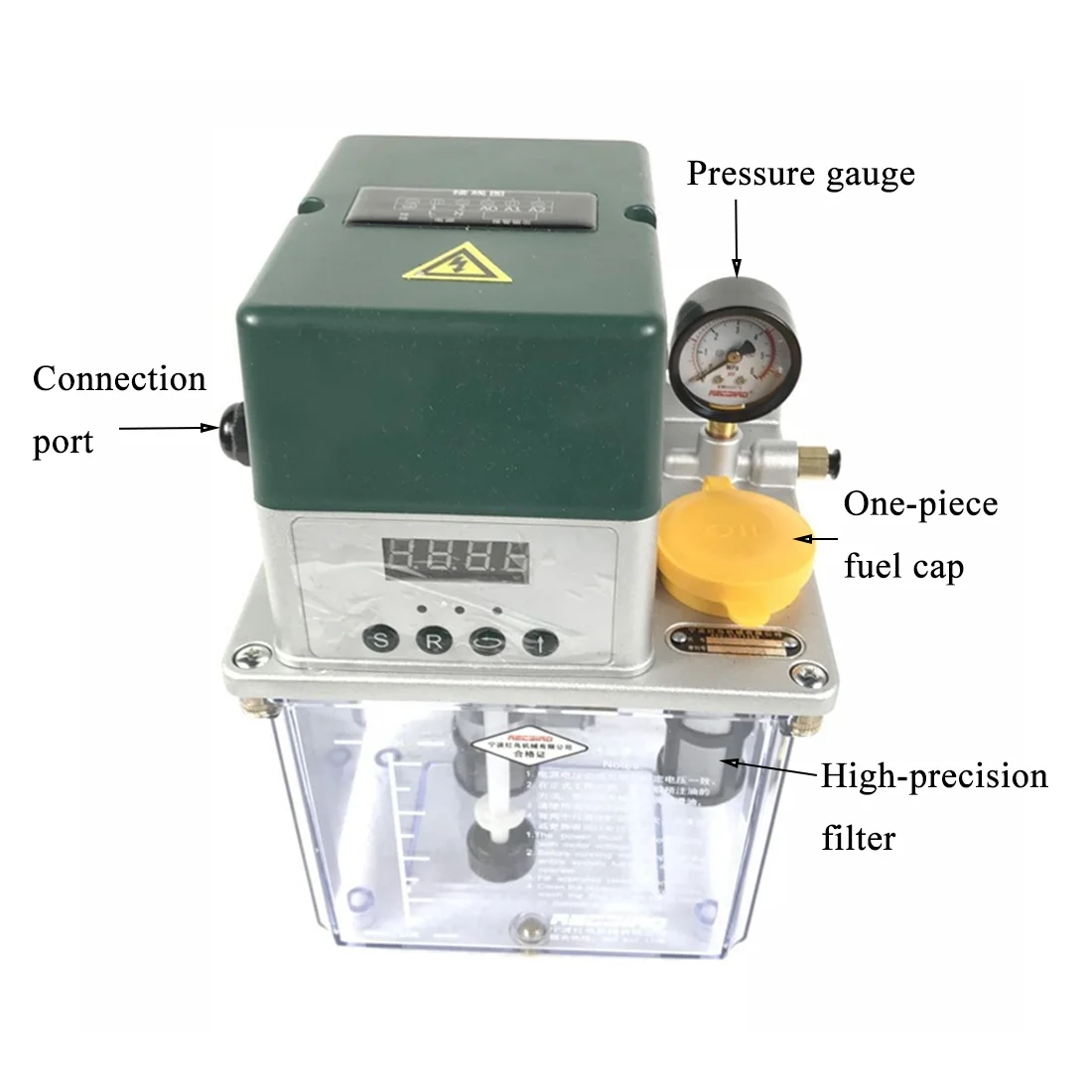 PreAsion 220V 2L Electric Automatic Lubricating Pump High Profile