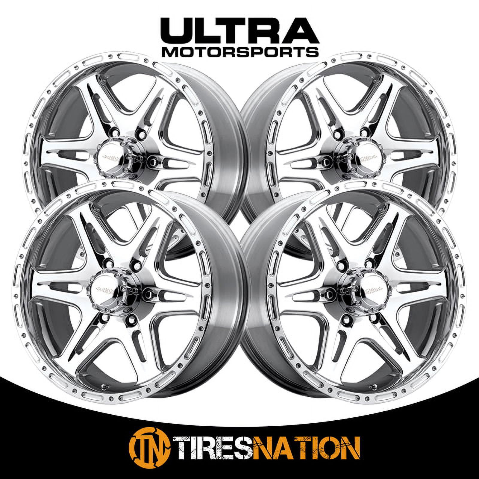 Ultra 208P Badlands 16x8 5x114.3 +10et Polished Wheel 2015 Toyota Tacoma