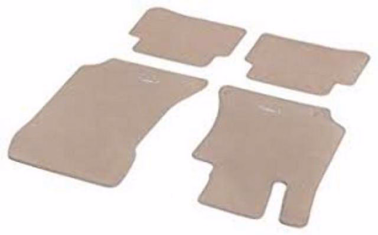 New Genuine Mercedes C250 C300 C350 Carpeted Floor Mat Set Beige OEM Cloth Set