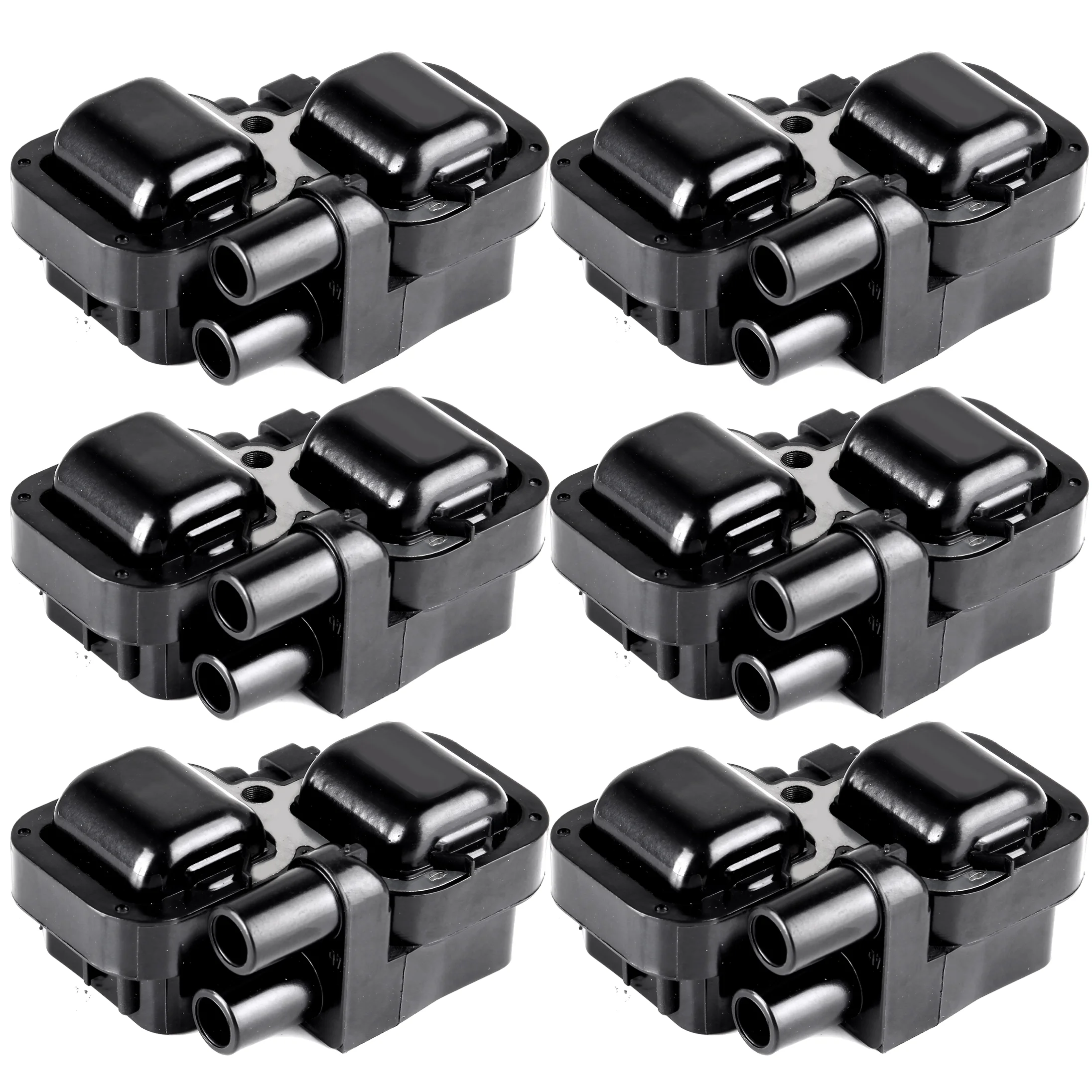 ECCPP Set of 6 Ignition Coils Pack for 98-06 Mercedes-Benz C CL CLK ML Class UF359