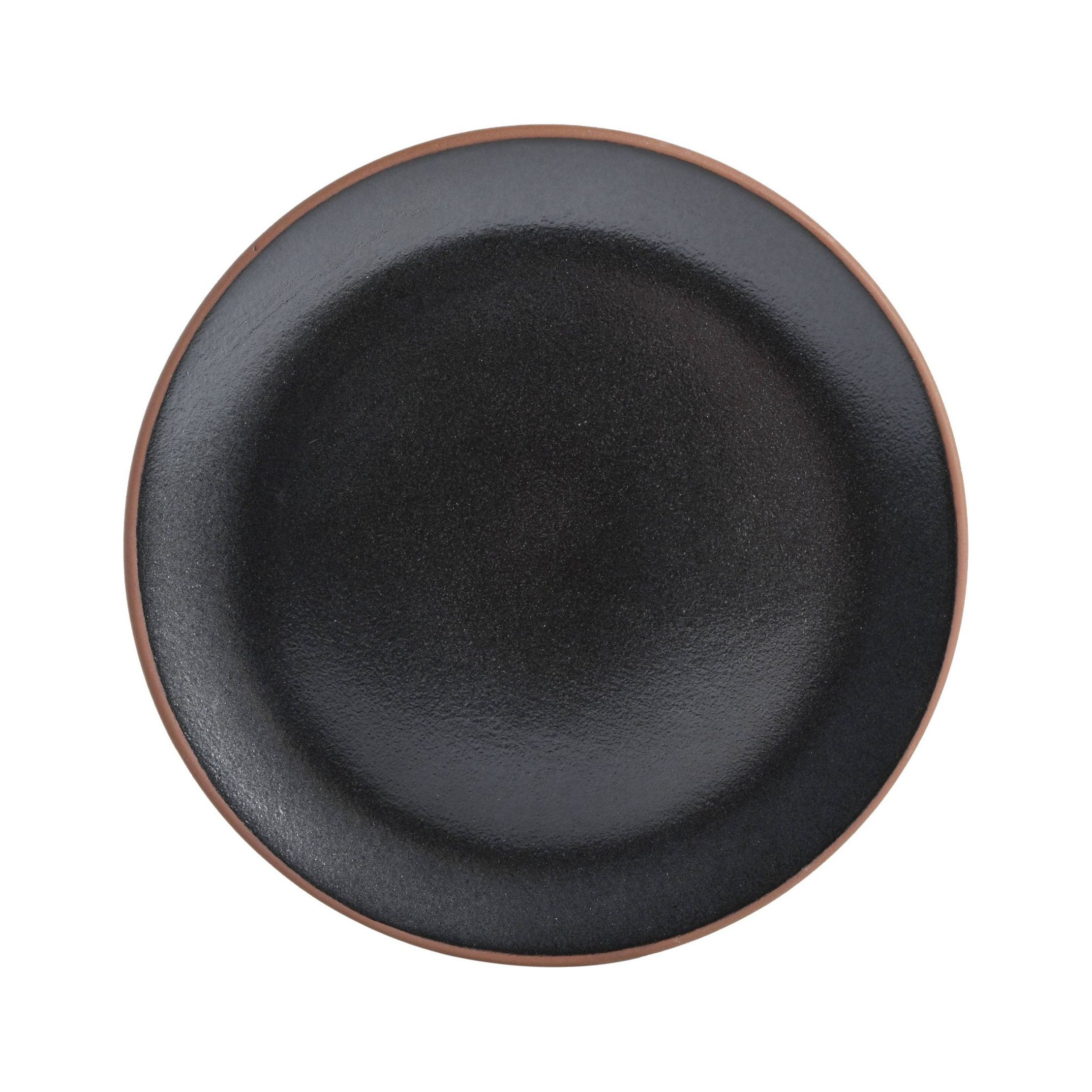 16pc Terracotta Contempo Classic Dinnerware Set Black
