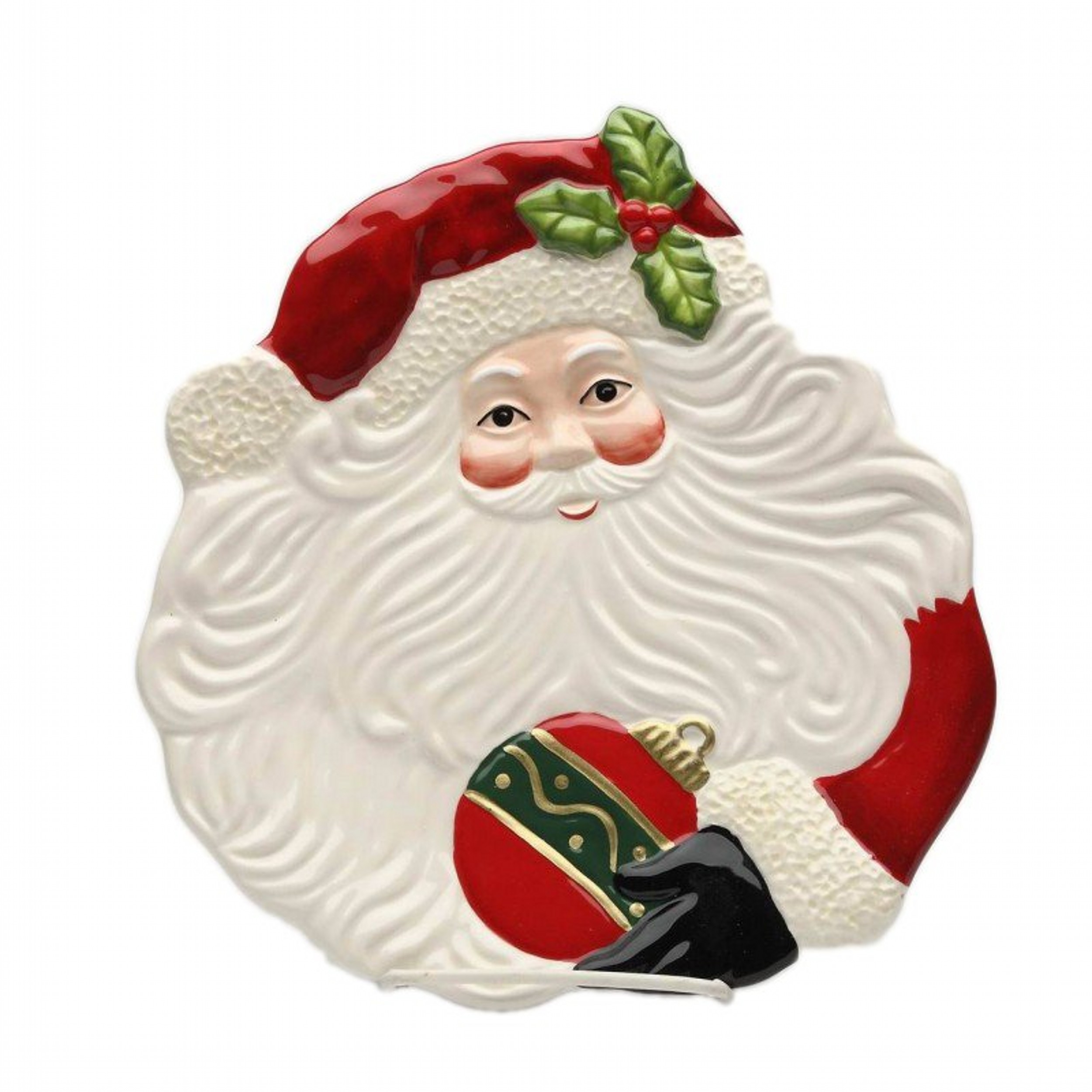 Set Of 4 Santa Plates