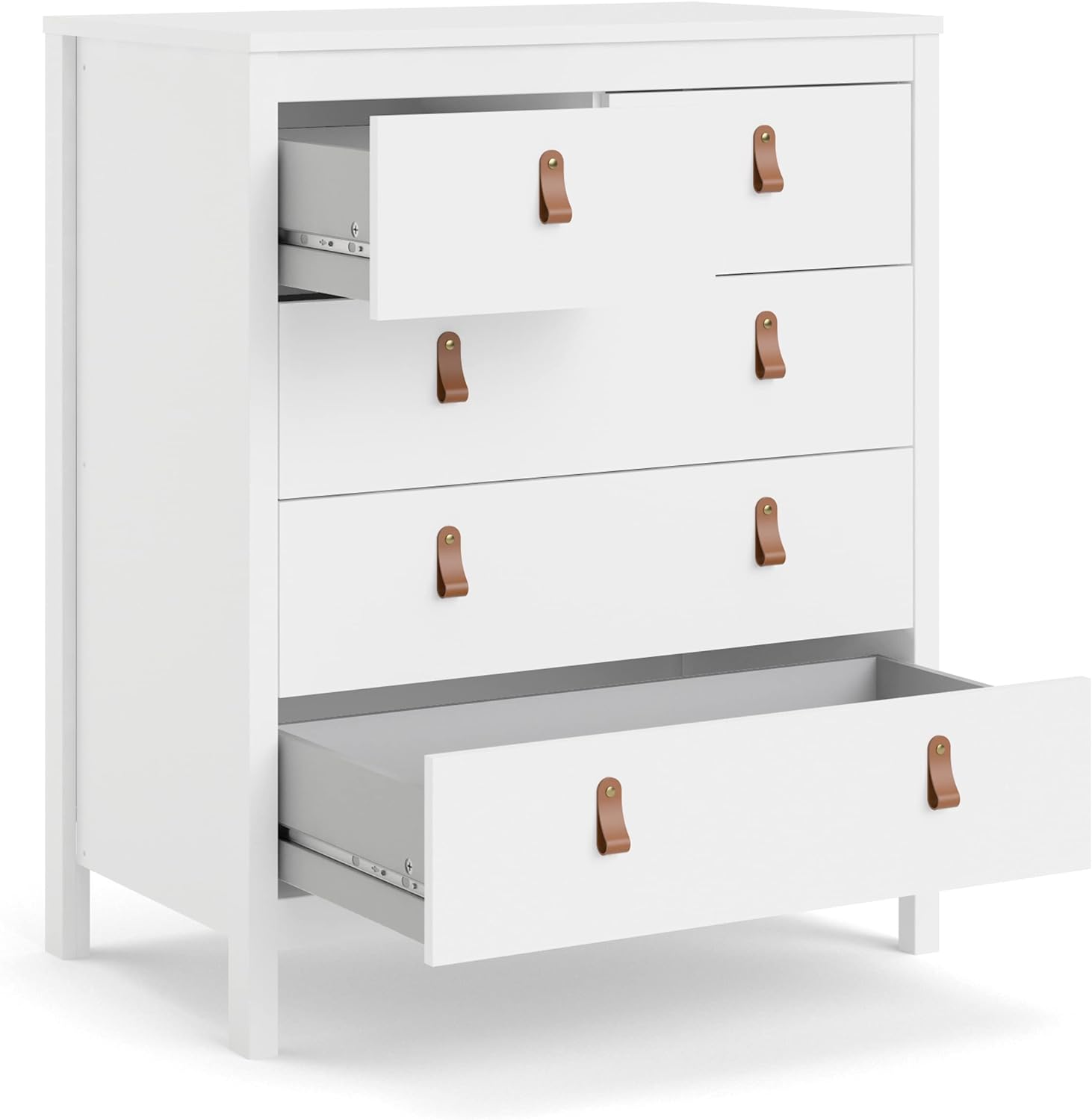 5 Drawer Chest, White