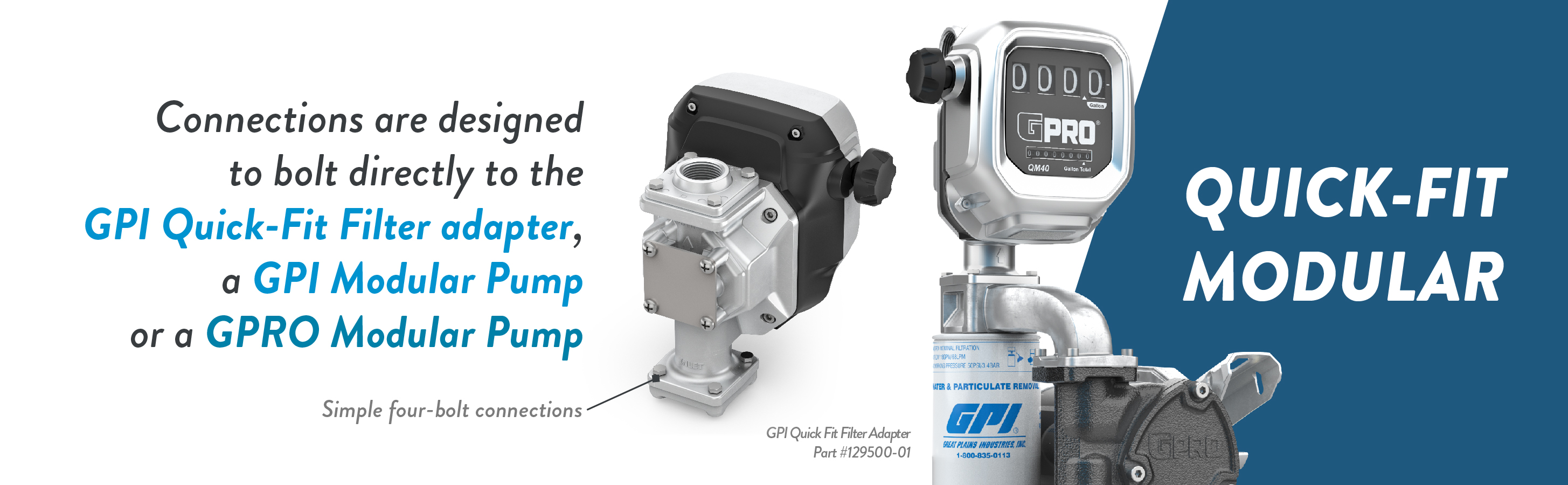 GPRO QM40 - 2-40 GPM Modular Mechanical Fuel Meter (139000-01)