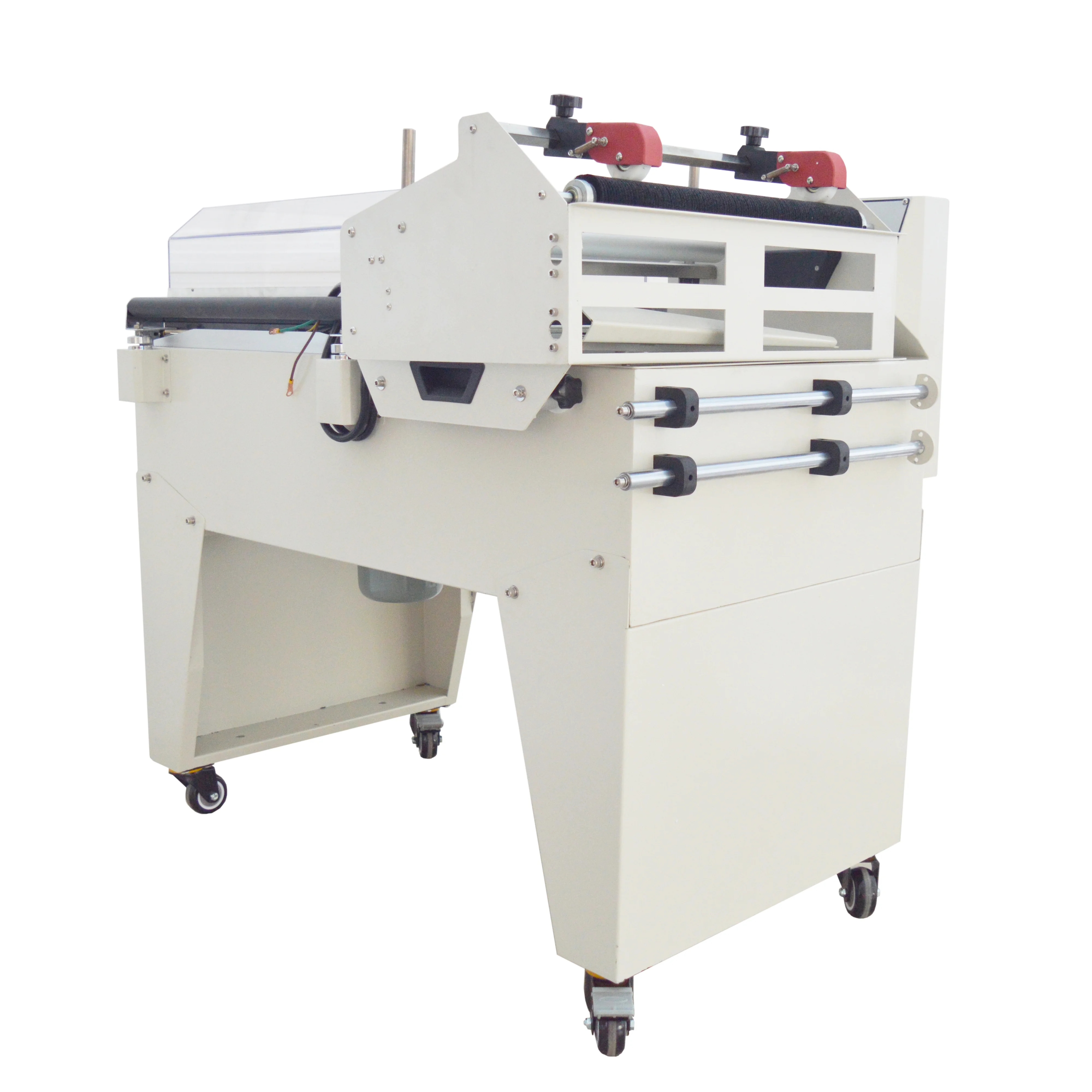 INTSUPERMAI Automatic 2 in1 Heat Shrink Packaging Machine Thermal Shrink Sealing and Cutting Machine PVC POF Film Wrapping Machine FM5540