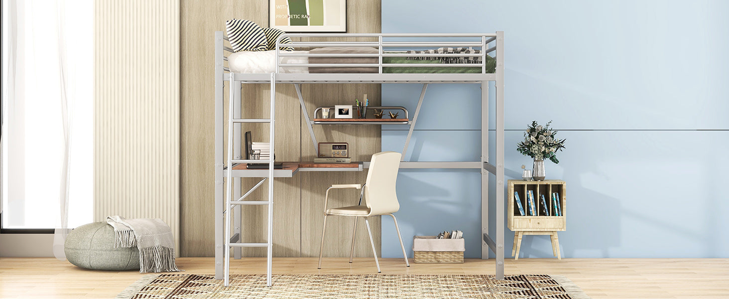 Silver Sky Loft Bed